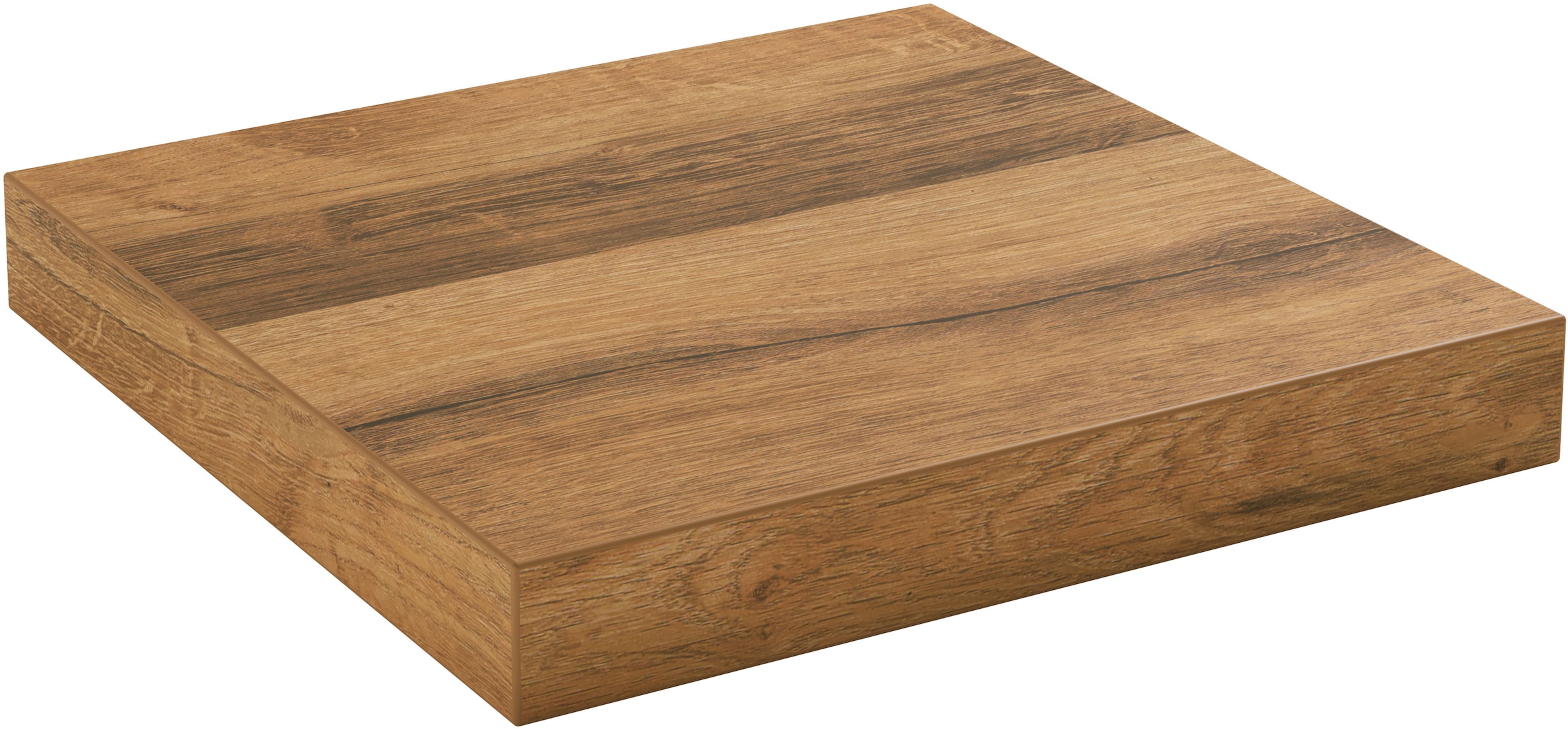 Arbeitsplatte IMPULS KÜCHEN, B:240cm H:4cm T:60cmhunton eiche, nachbildung, Küche, Tischplatten, "4 cm stark", in vielen Breiten, passend zu allen