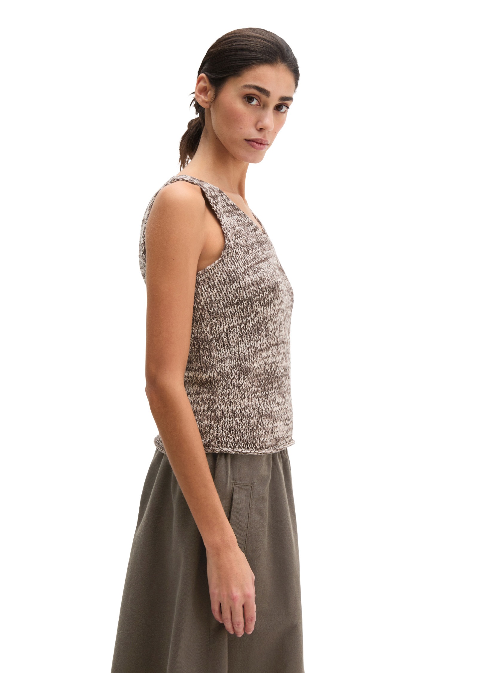 Marc OPolo Kurzarmpullover "aus Bändchengarn" günstig online kaufen