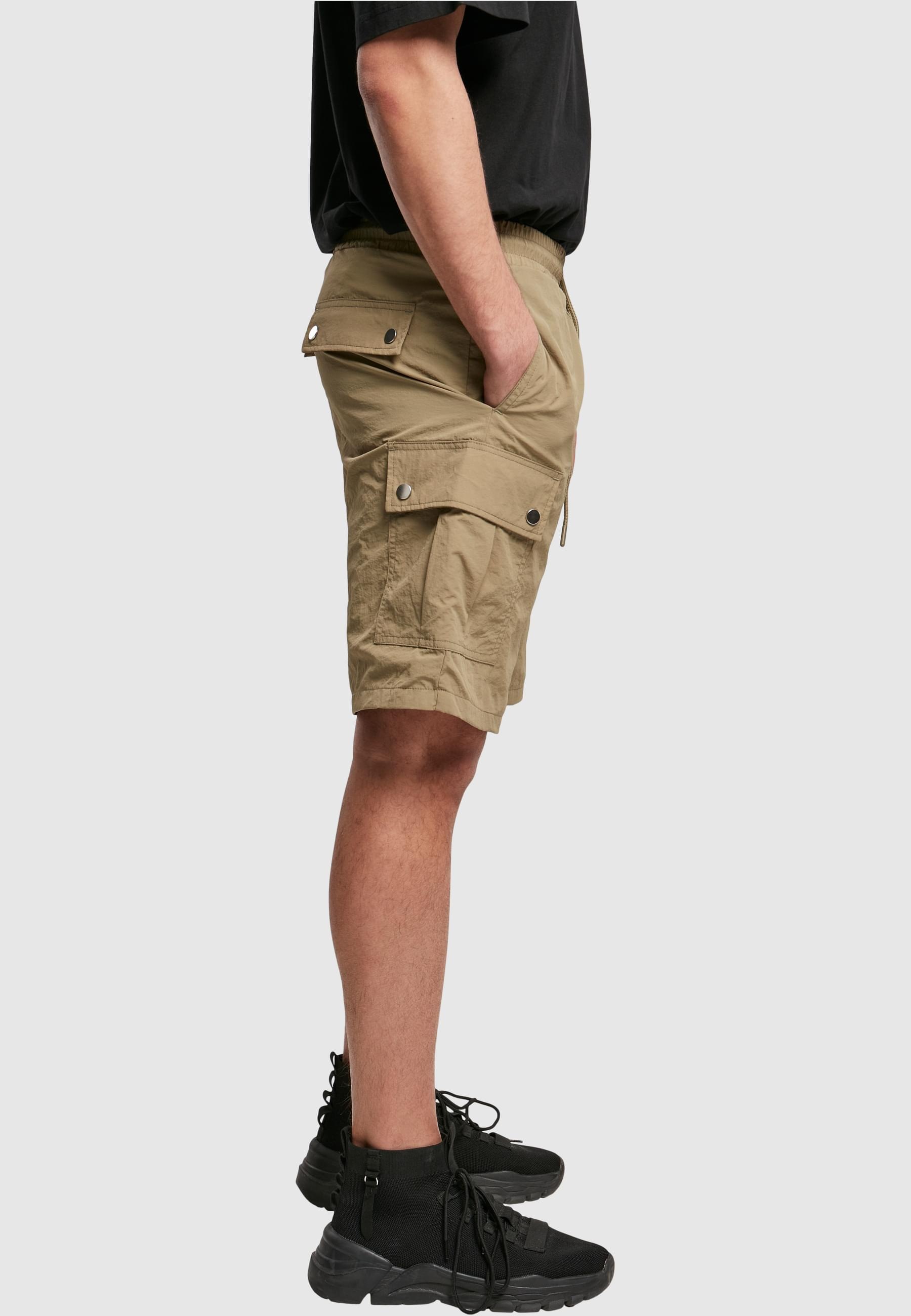 URBAN CLASSICS Cargohose »Urban Classics Herren Nylon Cargo Shorts«, (1 tlg.)