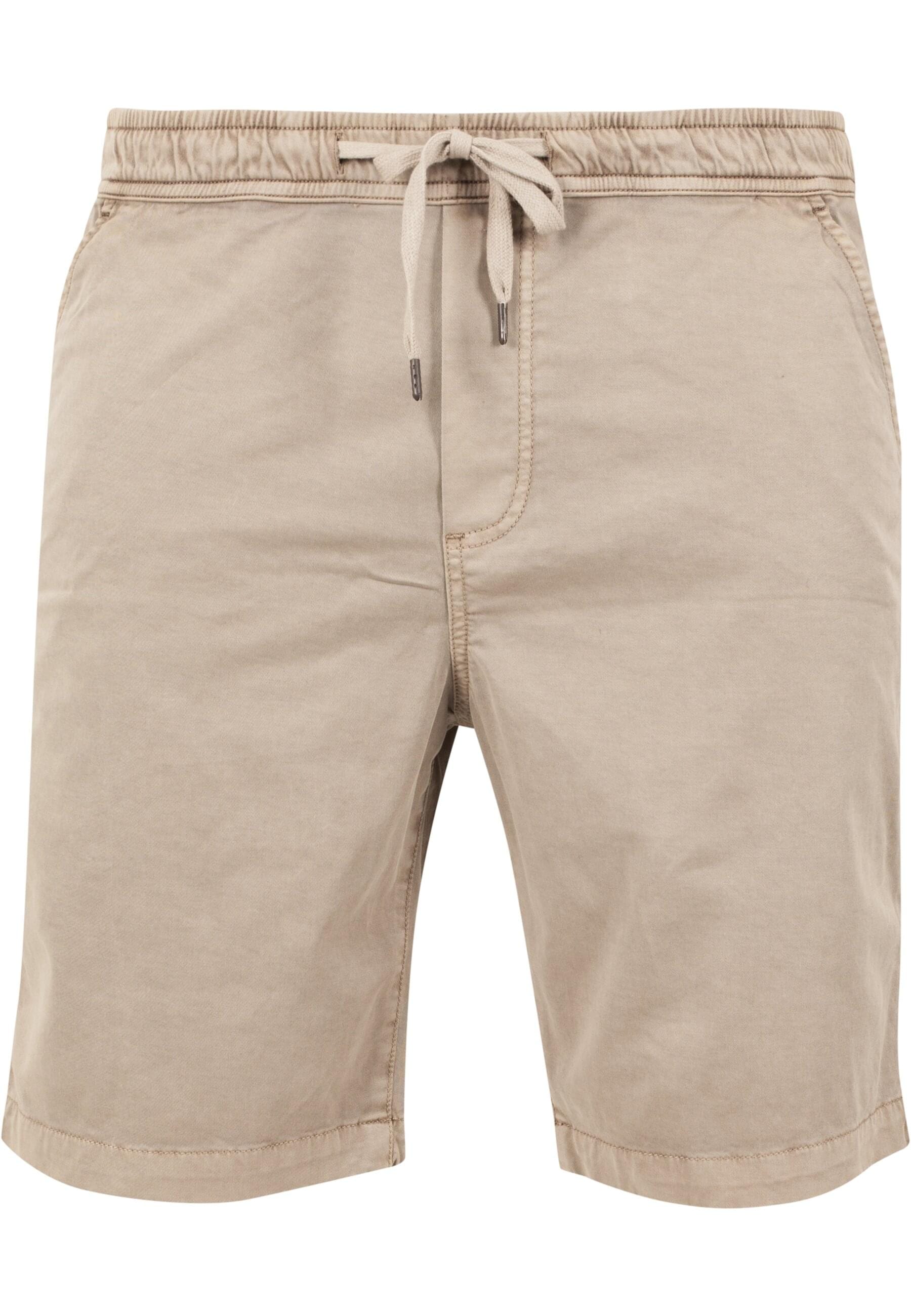 URBAN CLASSICS Stoffhose "Urban Classics Herren Stretch Twill Joggshorts", (1 tlg.)