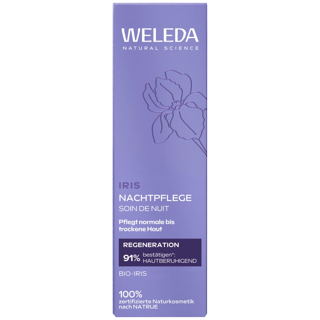 WELEDA Nachtcreme »IRIS NACHTPFLEGE« für normale bis Mischhaut, feuchtigkeitsspendend, entspannend