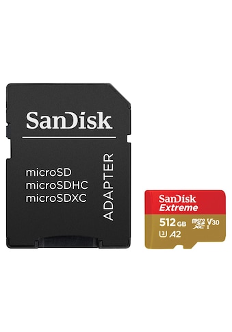 Sandisk Speicherkarte »microSDXC Extreme adapt...