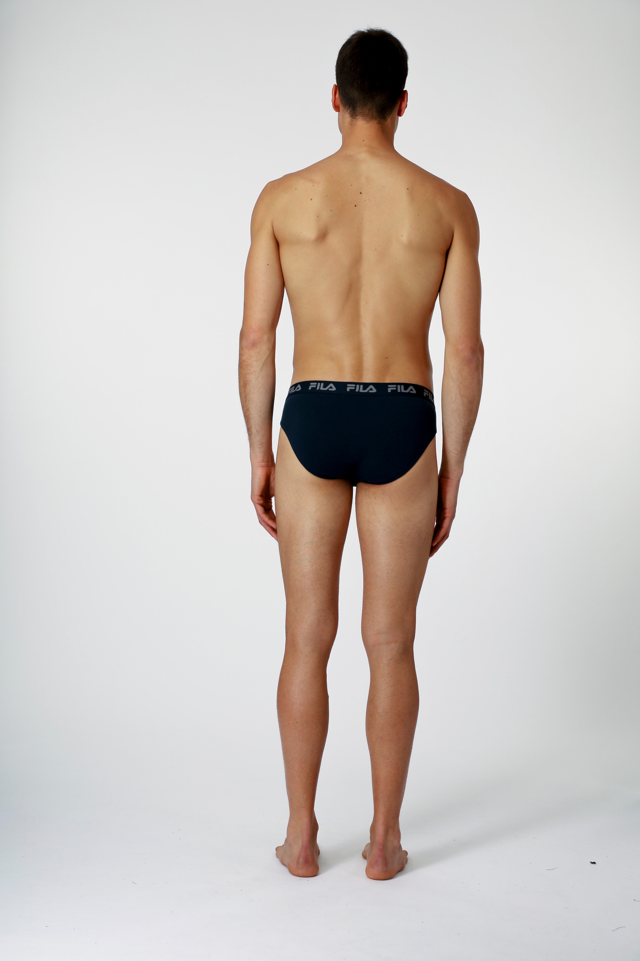 Fila Slip »MAN BRIEF«, (3er Pack), elastischer Logobund