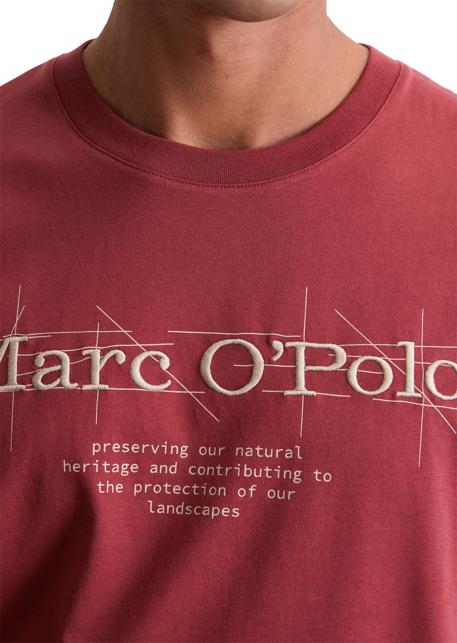 Marc O'Polo T-Shirt »aus reiner Bio-Baumwolle«