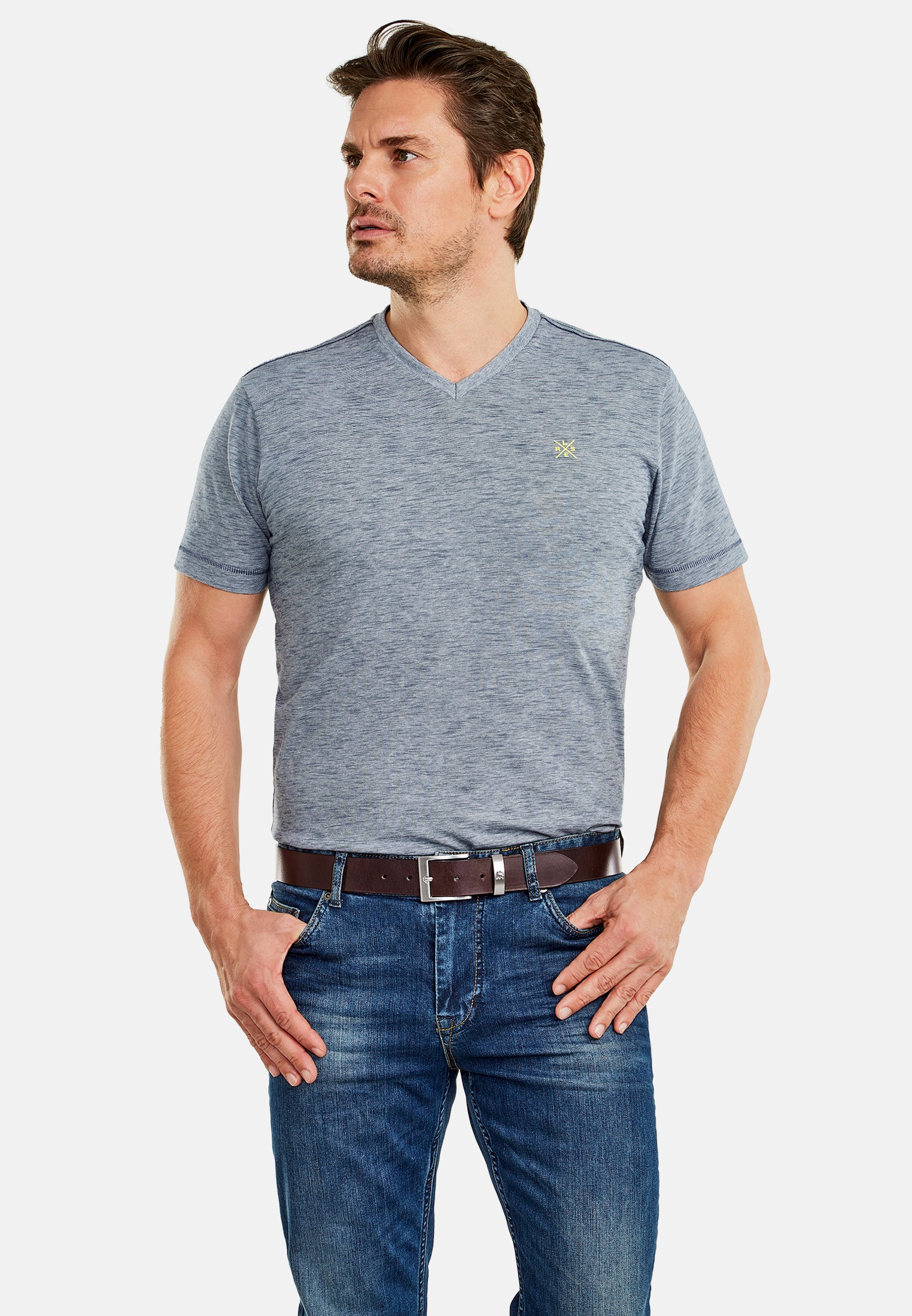 Thumbnail - LERROS Ledergürtel "Gürtel mit Metallelementen"