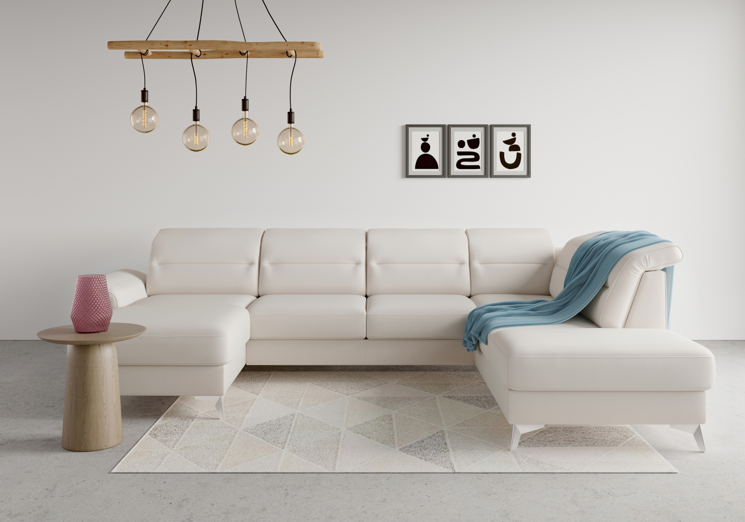 sit&more Wohnlandschaft »Sinatra U-Form« optional mit Kopfteilverstellung und Armteilfunktion etc.