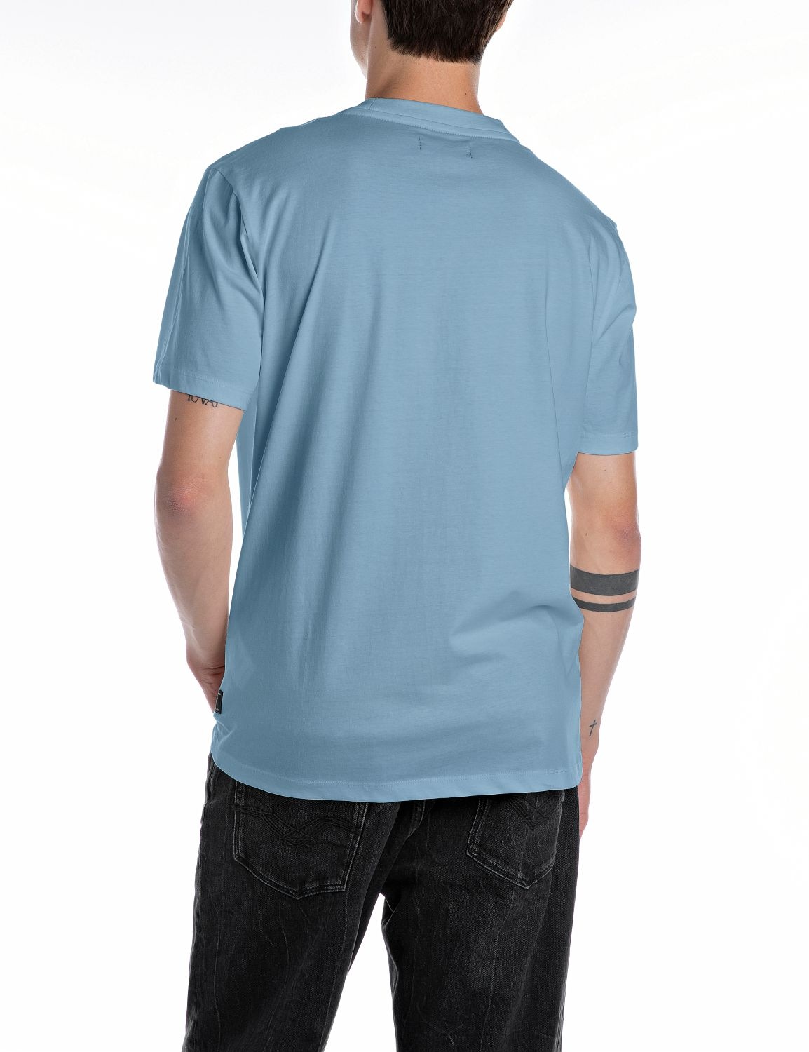 Replay T-Shirt »mit Logostickerei auf der Brust«