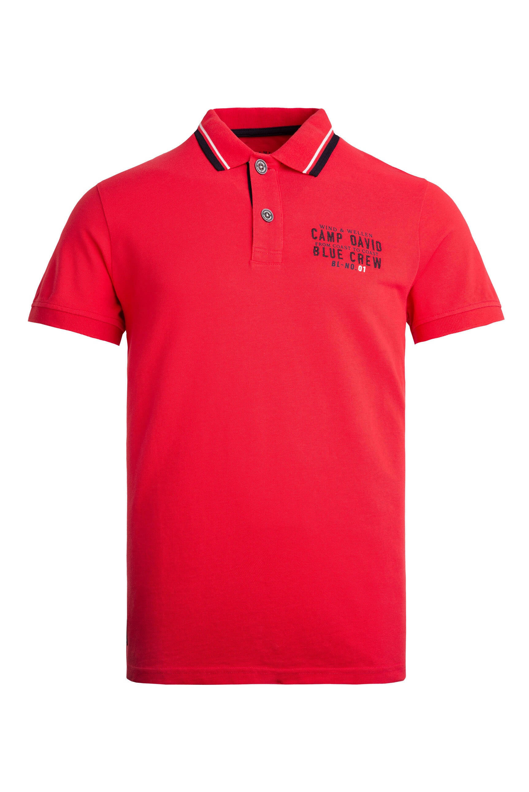 CAMP DAVID Poloshirt aus Baumwolle günstig online kaufen