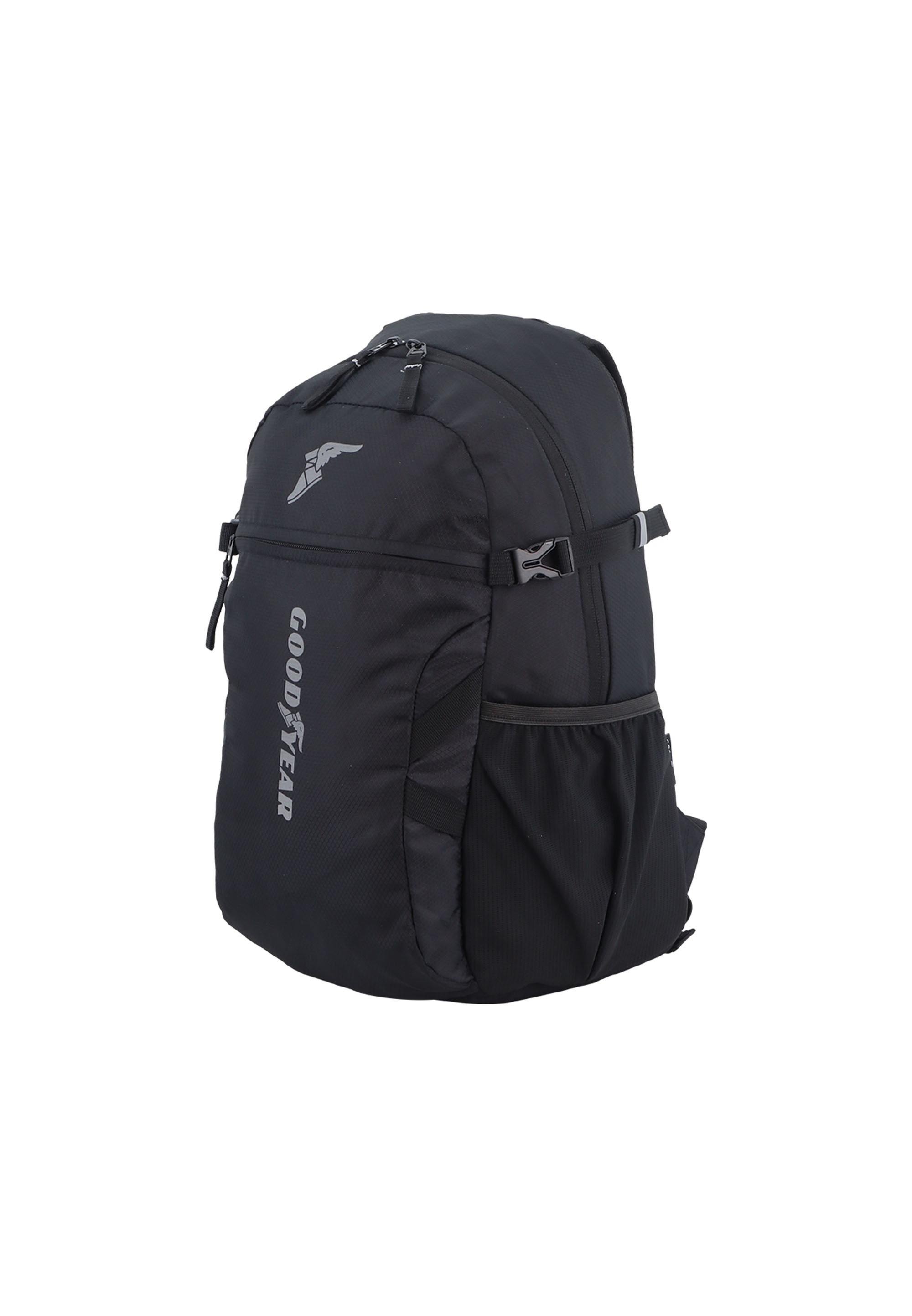 Cityrucksack GOODYEAR "Adventure", Gr. B/H/T: 30cm, schwarz, Polyurethane, Rucksäcke Cityrucksack, Polyester material 3