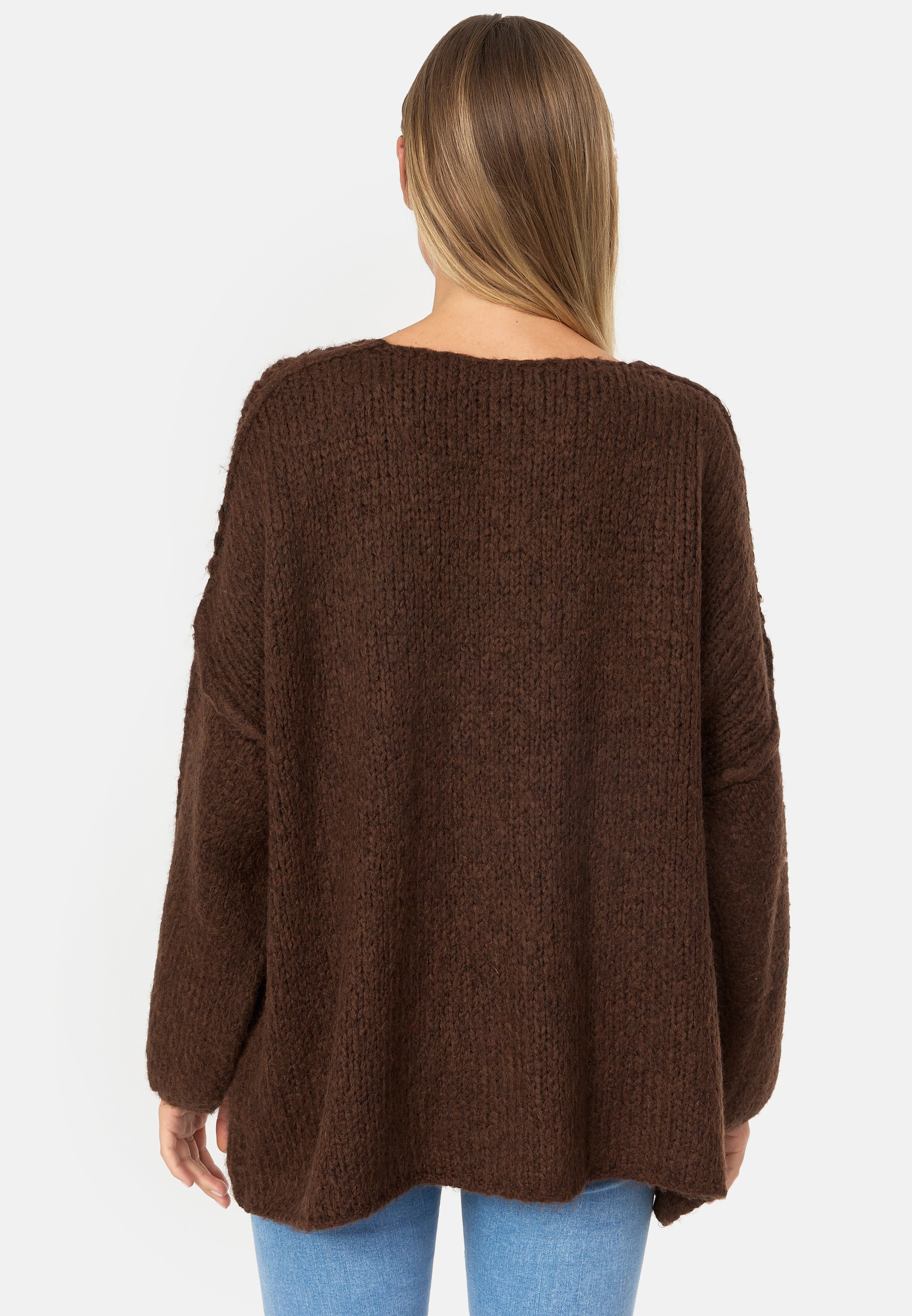 Decay Strickpullover, mit femininem V-Ausschnitt