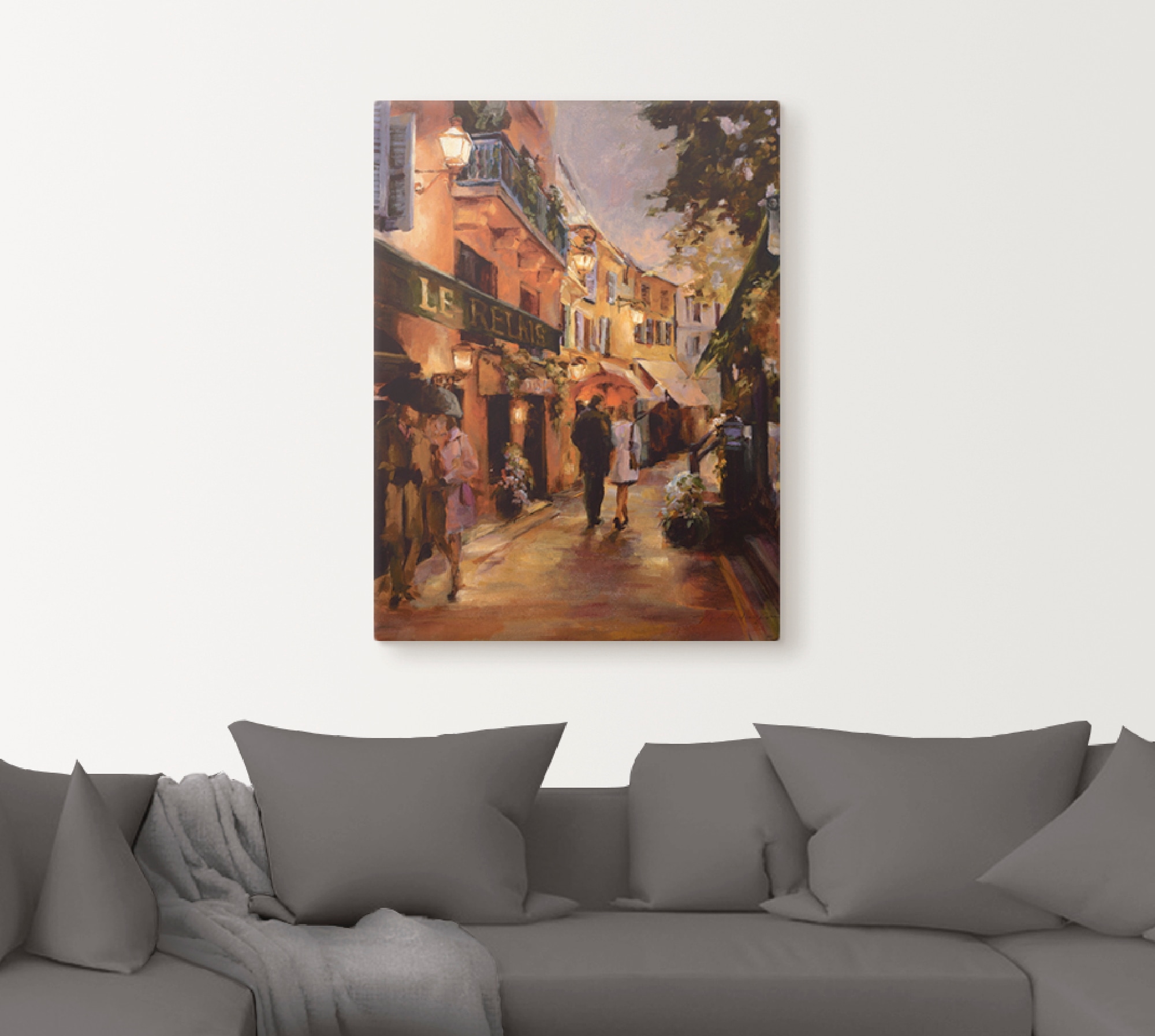 Artland Wandbild »Abend in Paris II«, Frankreich, (1 St.), als Leinwandbild, Poster, Wandaufkleber in verschied. Größen