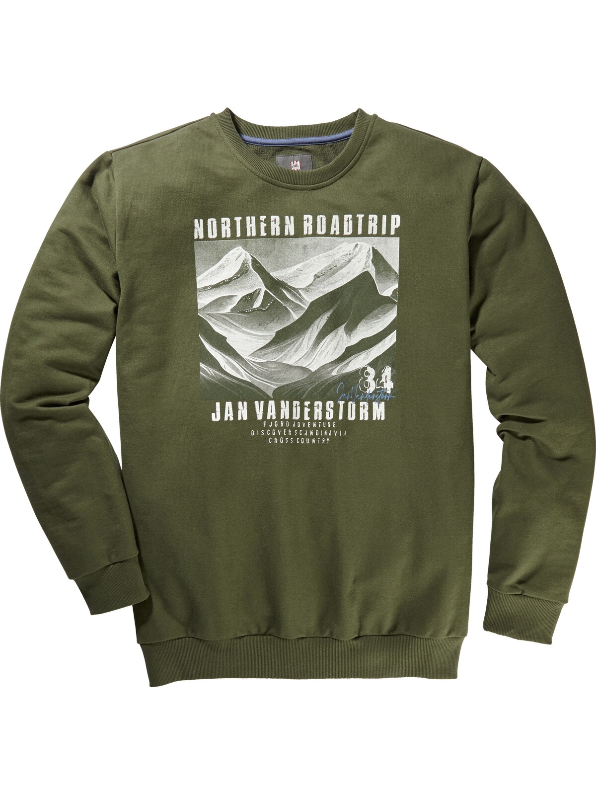 Jan Vanderstorm Sweatshirt »Doppelpack Sweatshirt HOLDGER«, (2 tlg.), mit elastischem Saumbund