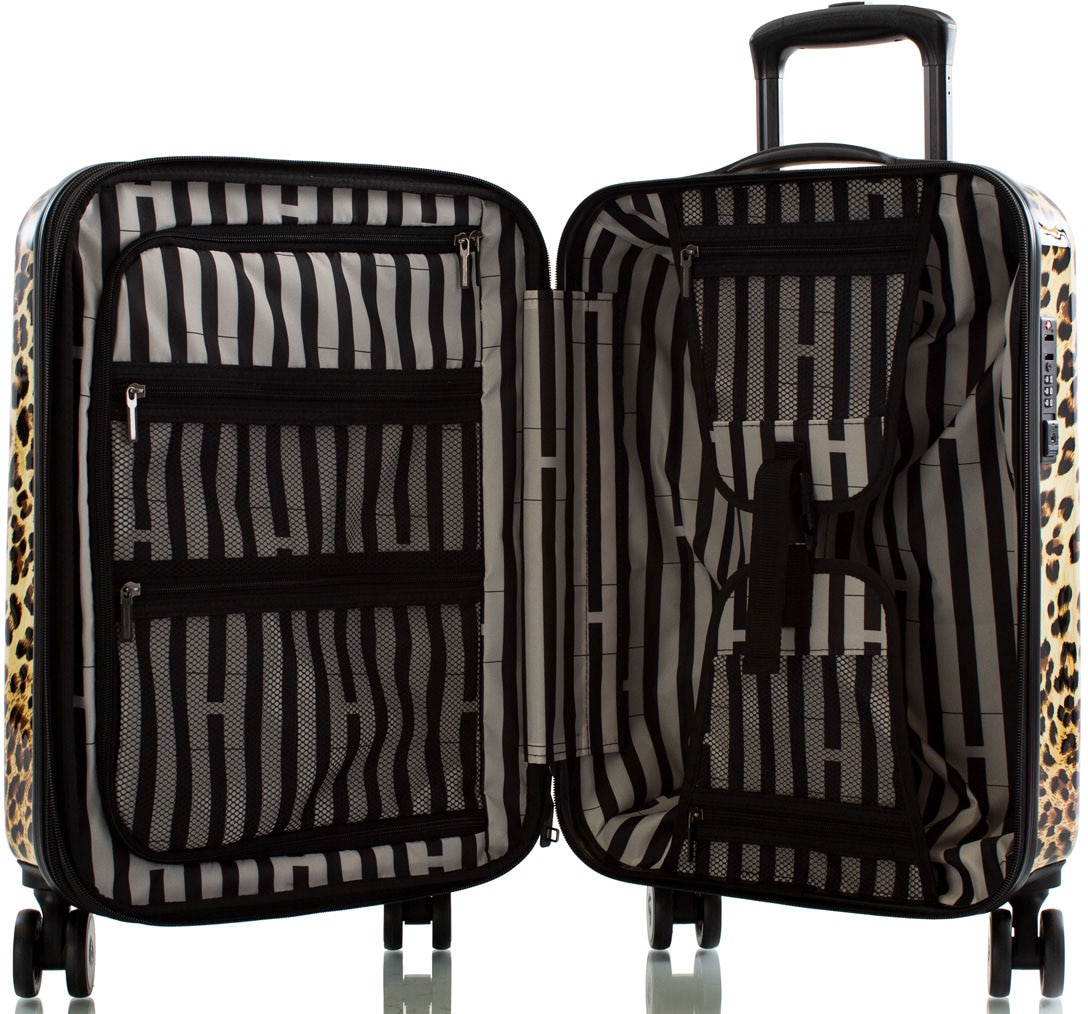 NATIONAL GEOGRAPHIC Koffer ABROAD, mit 3 Größen, Trolley-System aus  Aluminium mit Druckknopf und Tragegriffen