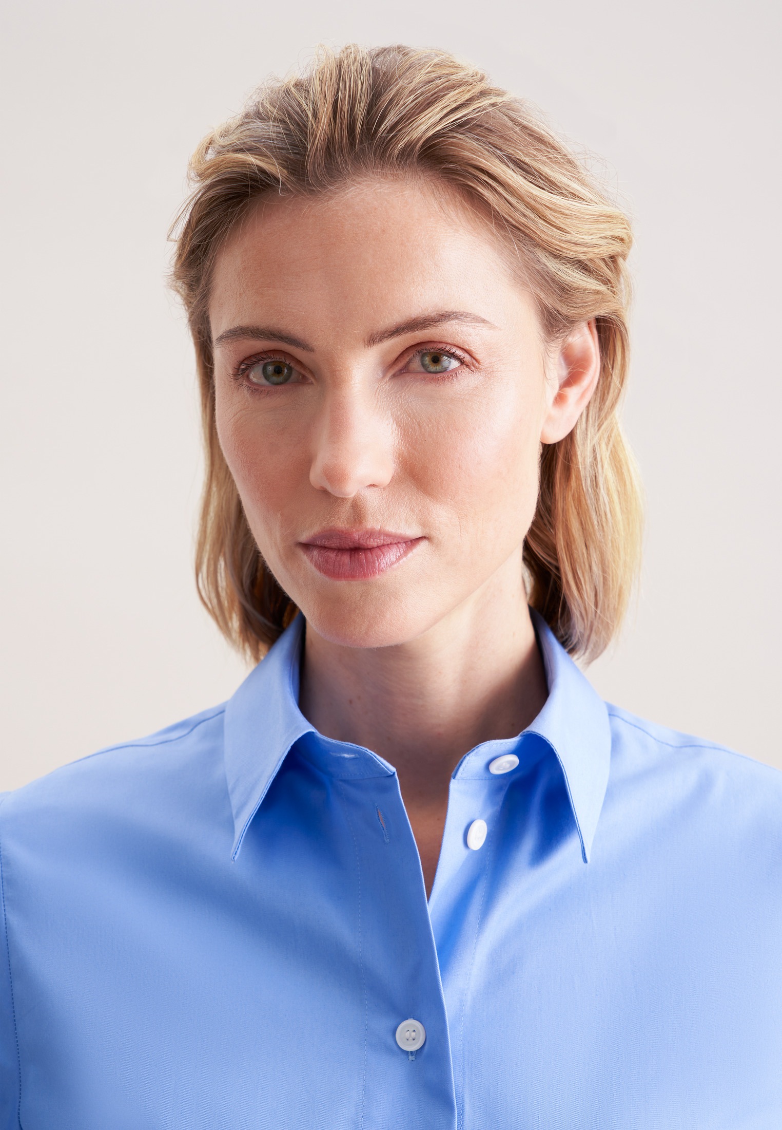 Thumbnail - seidensticker Hemdbluse "Schwarze Rose" 1/2 Uni