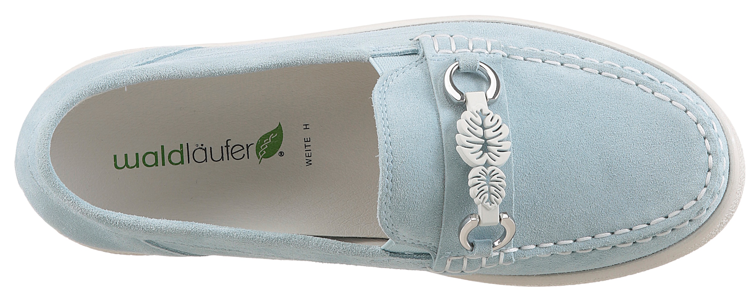 Waldläufer Mokassin »H-DAISY«, Slipper, Halbschuh, Schlupfschuh in bequemer Schuhweite H
