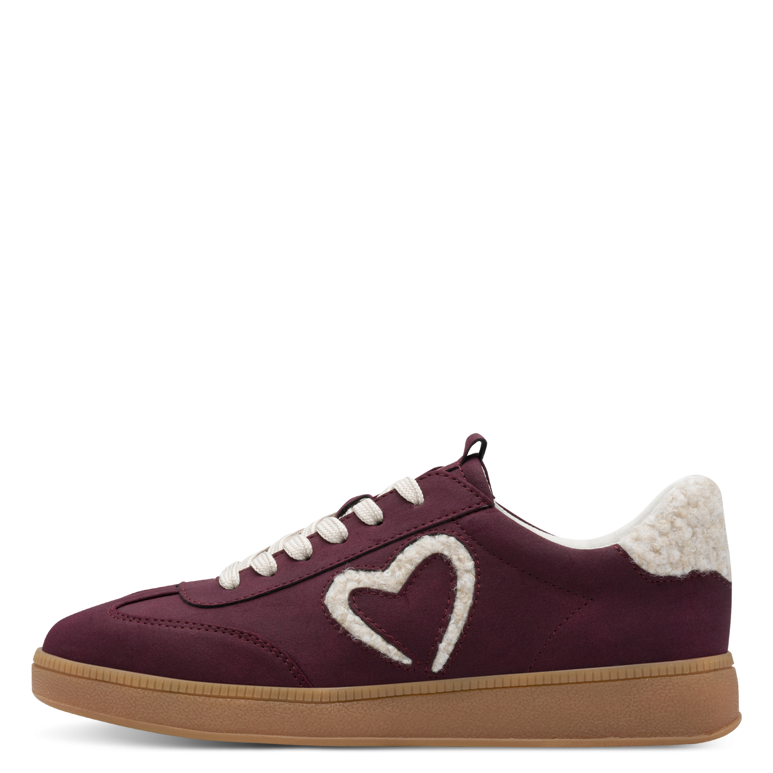 MARCO TOZZI by GMK Plateausneaker, Freizeitschuh, Halbschuh, Schnürschuh mit Plüsch-Details