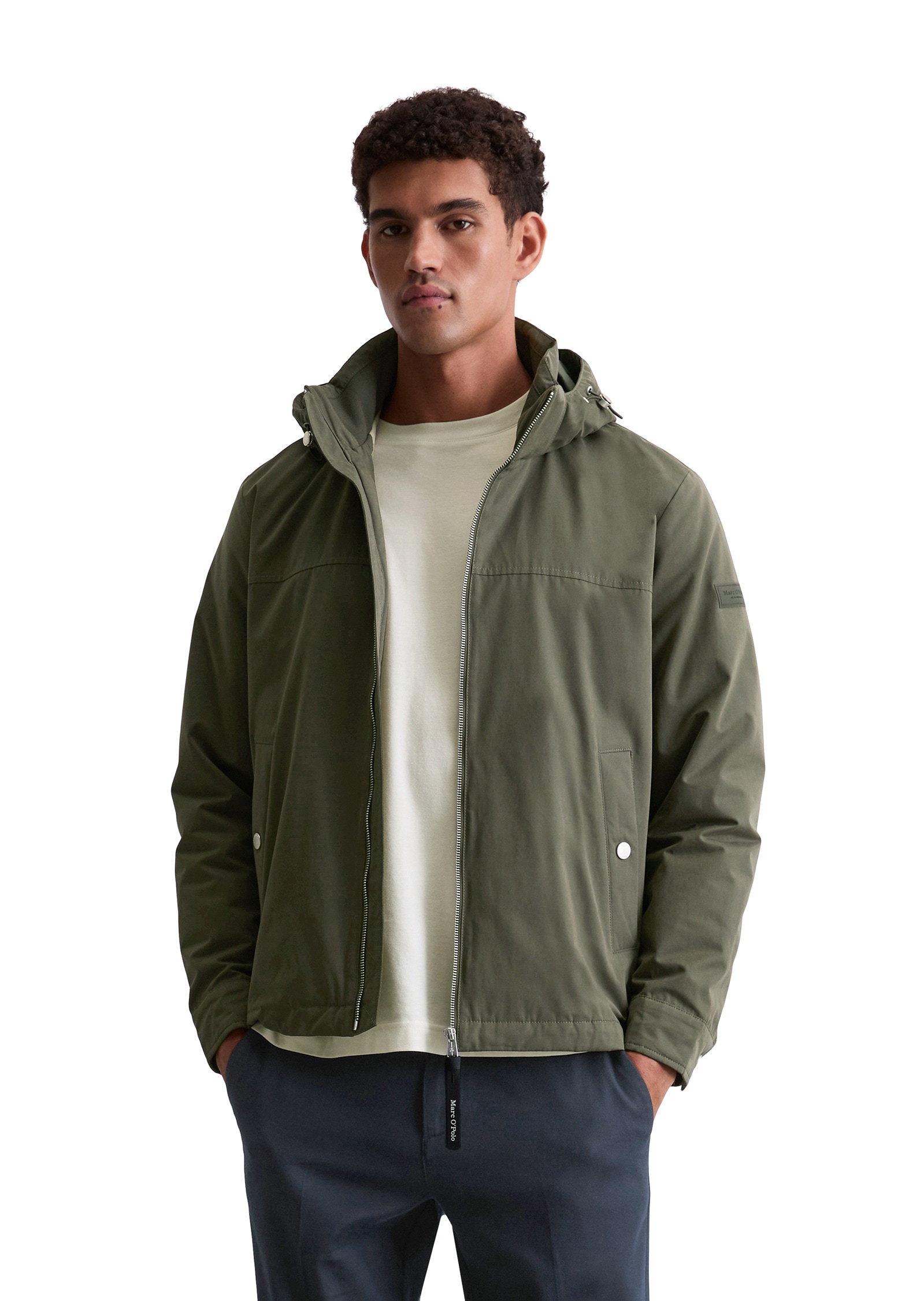 Marc OPolo Outdoorjacke "aus wasserabweisendem Technical Poly Cotton" günstig online kaufen