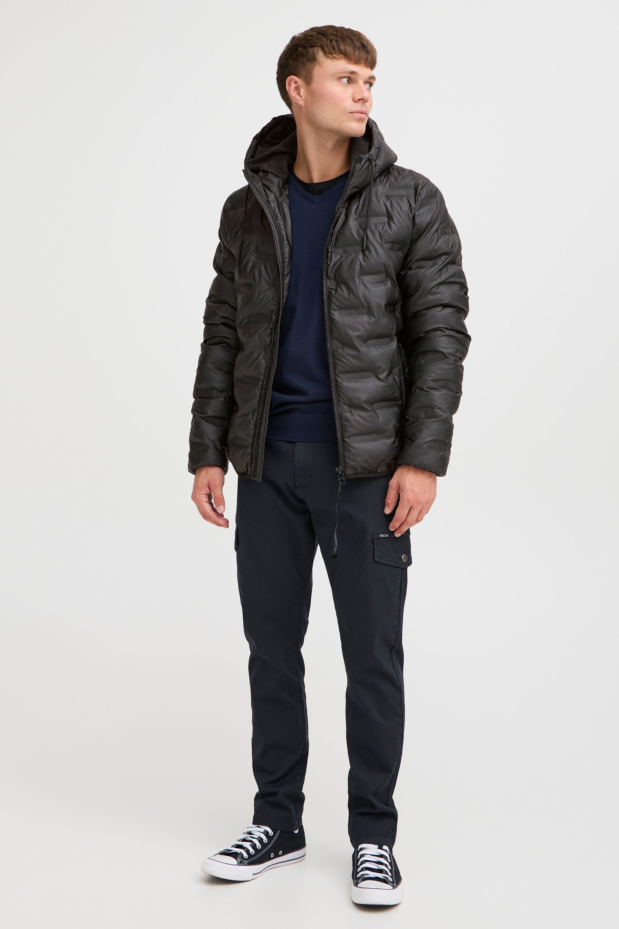 Indicode Steppjacke »Steppjacke IDLimans«, mit Kapuze