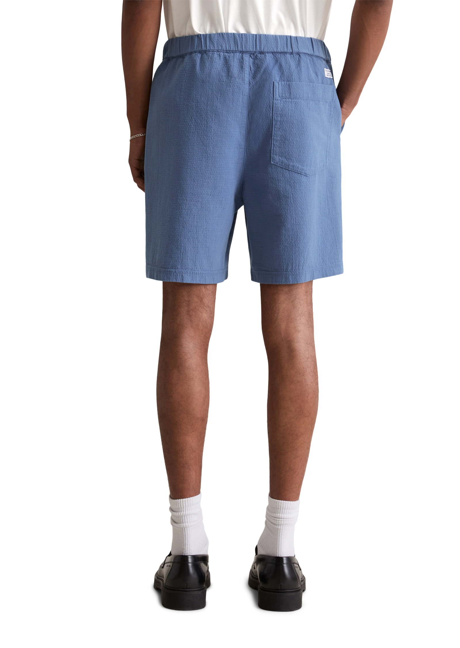 Marc O'Polo DENIM Shorts »fein strukturiert aus Bio-Baumwolle«