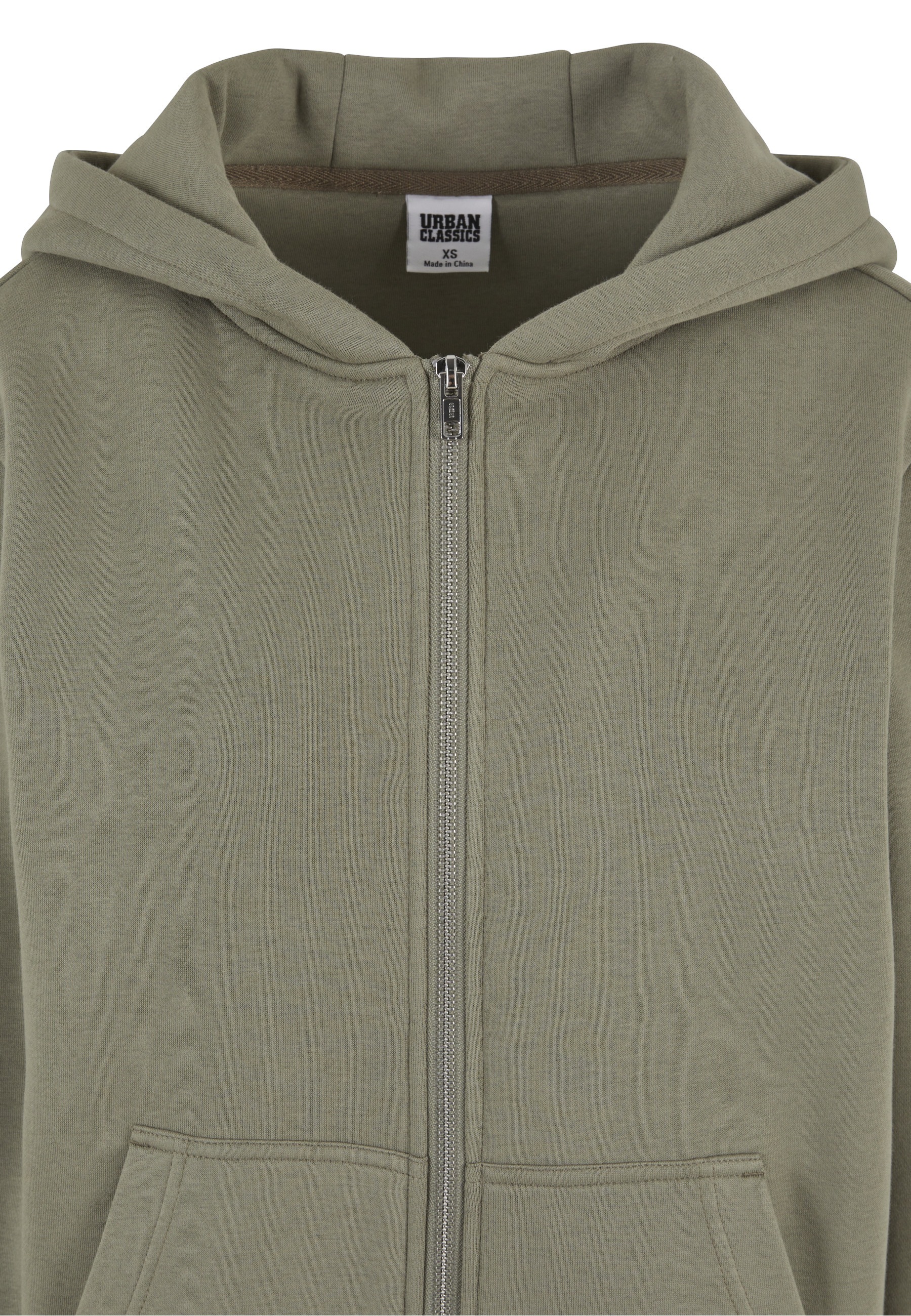 URBAN CLASSICS Sweatjacke »Urban Classics Ladies Fluffy Zip Cardigan«