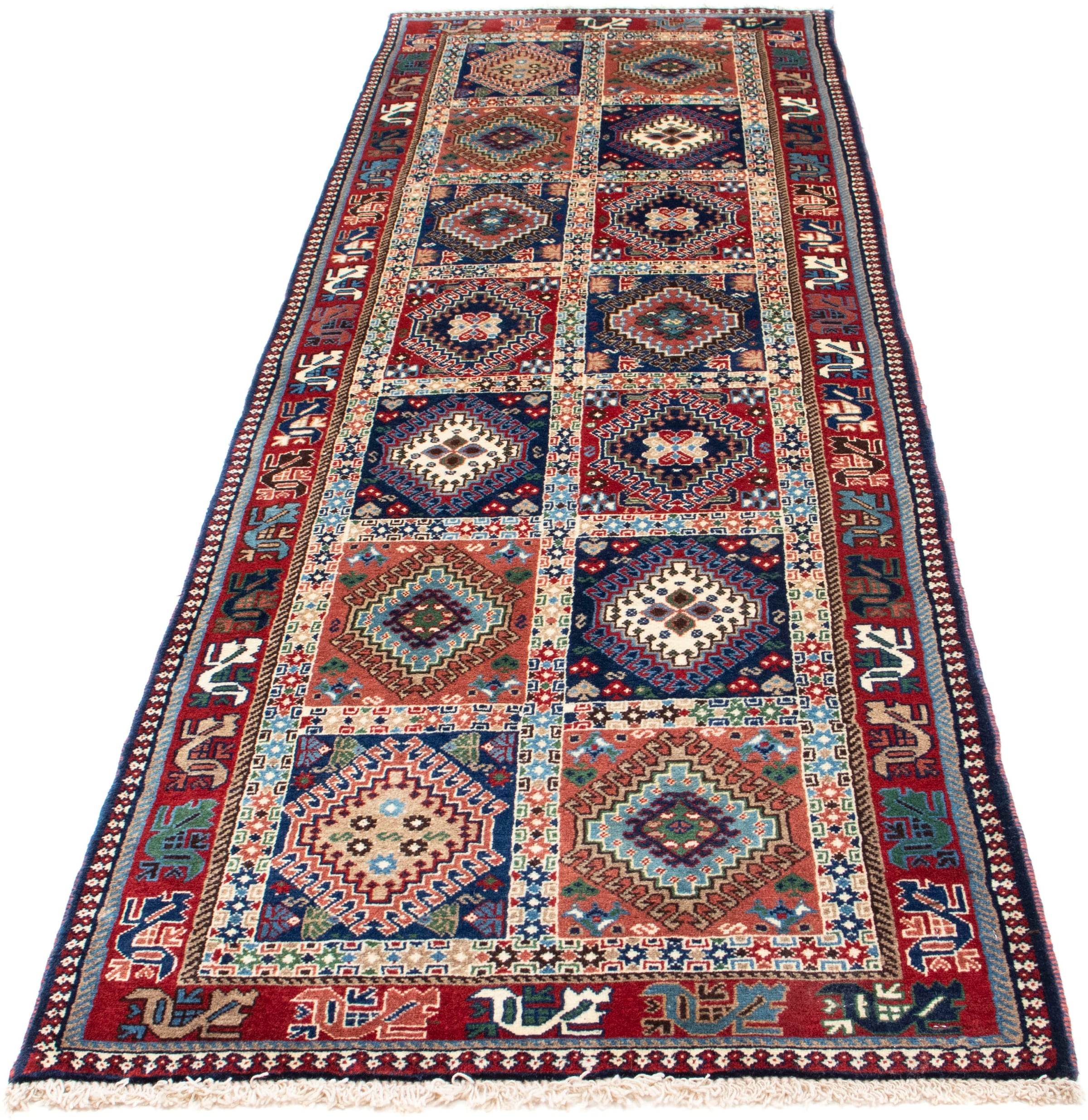 morgenland Orientteppich "Perser - Nomadic - 285 x 82 cm - mehrfarbig", rechteckig, 10 mm Höhe, Wohnzimmer, Handgeknüpft