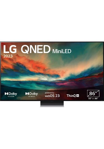 LG QNED-Fernseher »86QNED866RE« 217 cm/86...