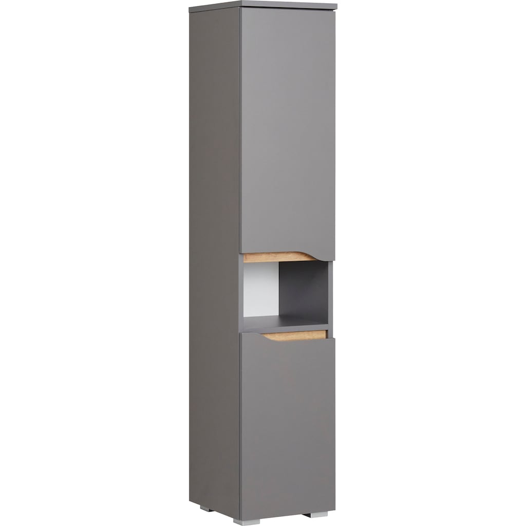 Saphir Midischrank »Quickset Badschrank 30 cm breit, 2 Türen, 1 Nische, 2 Einlegeböden«