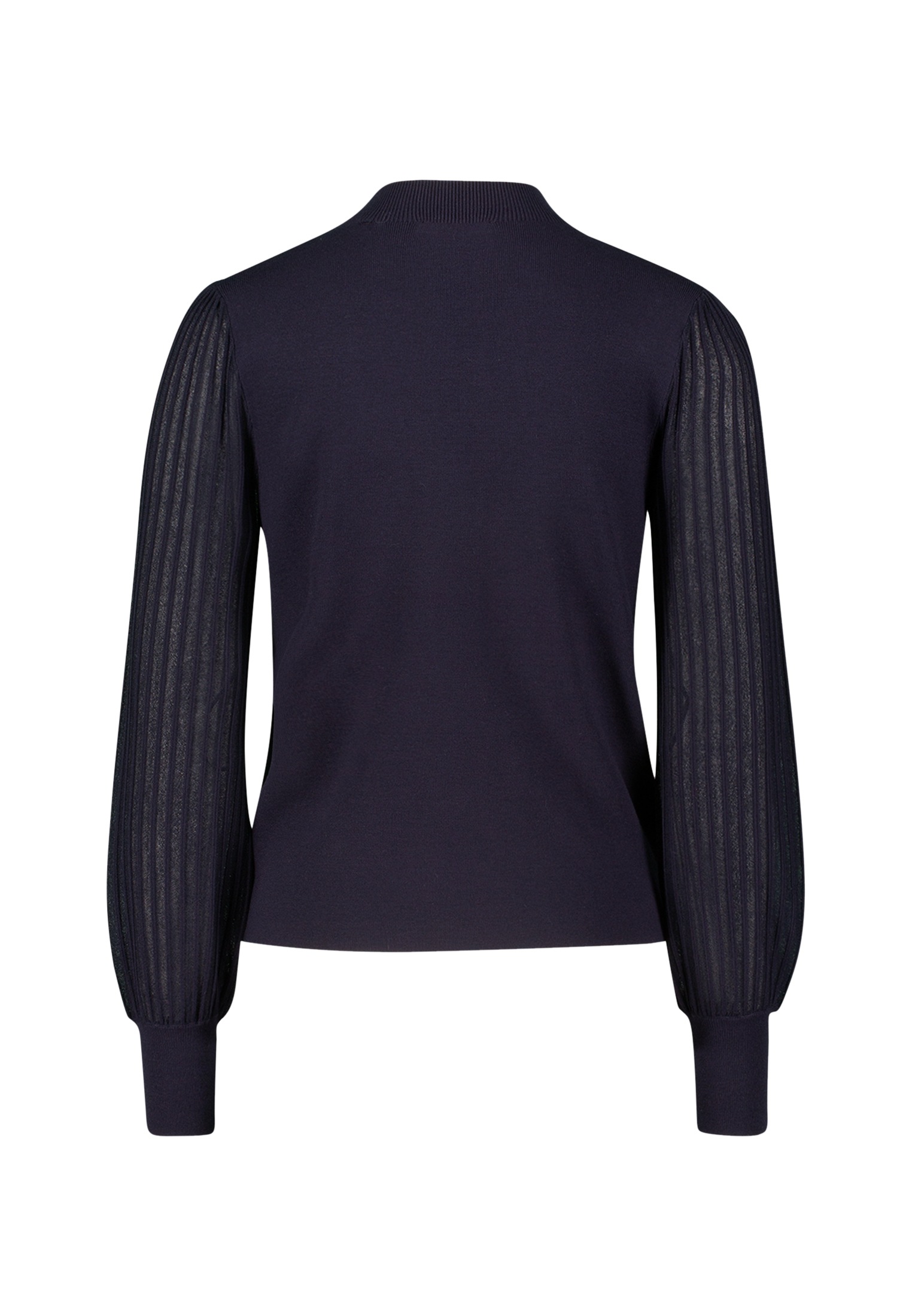Thumbnail - Zero Strickpullover "Damen Strickpullover mit transparenten Ärmeln" 1 Stk. tlg. weiteres Detail