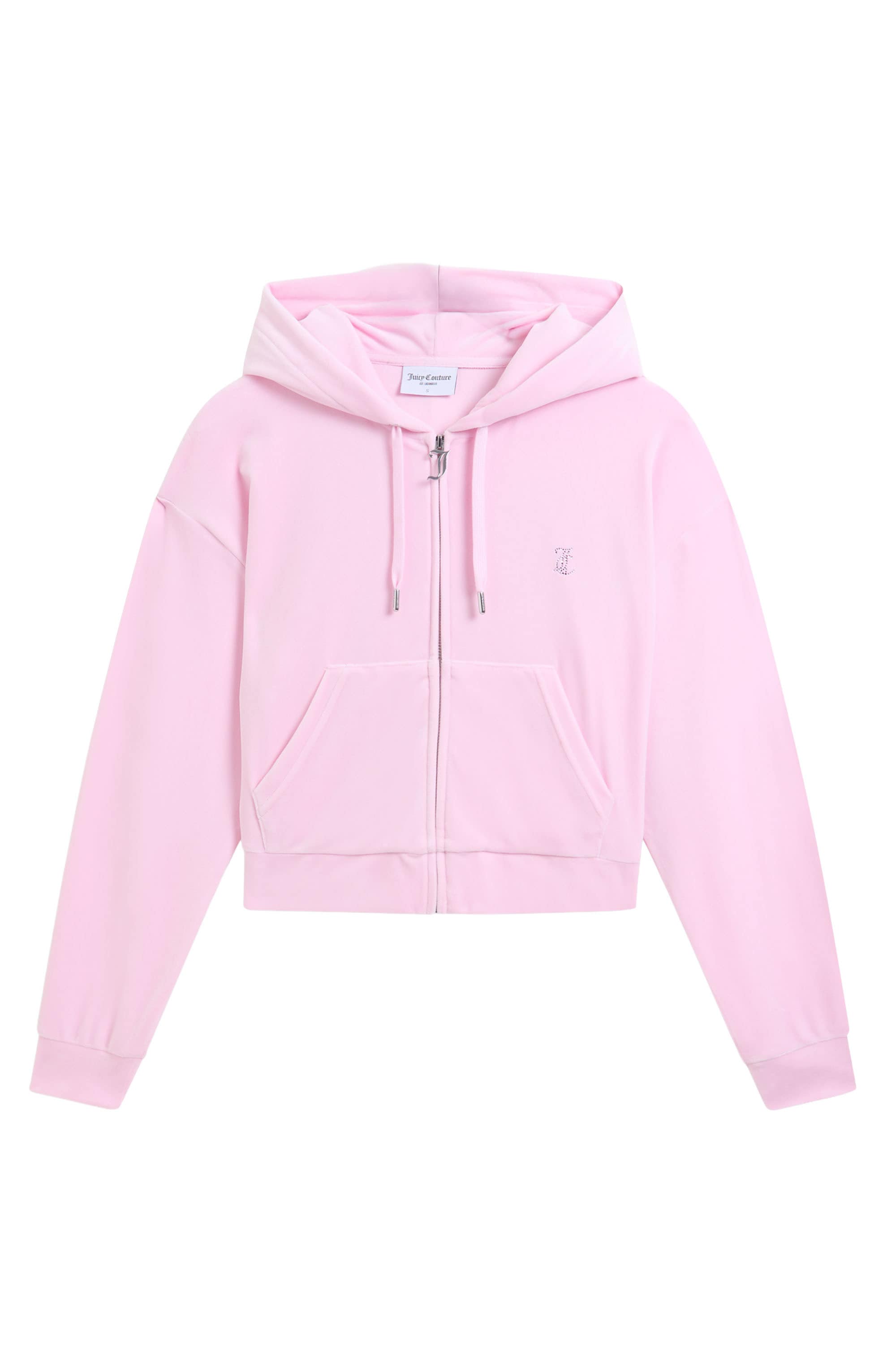 Juicy Couture Kapuzennickijacke "ICCLE OUTLINE CROPPED HOODIE. Damen" mit K günstig online kaufen