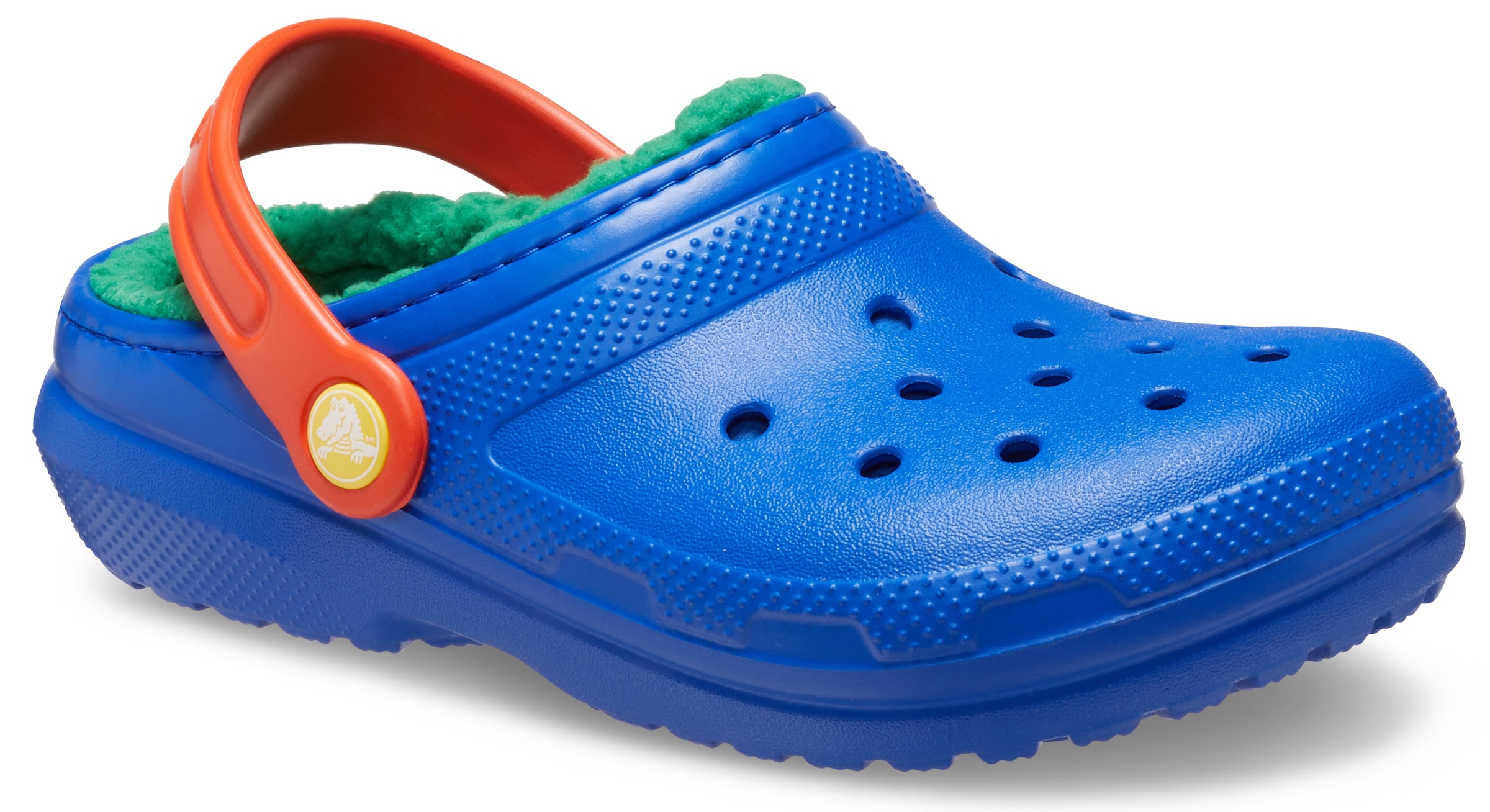 Crocs Hausschuh "Classic Lined Clog K", Winterschuh, Pantoffel, Hausschuh mit schwenkbarem Fersenriemen