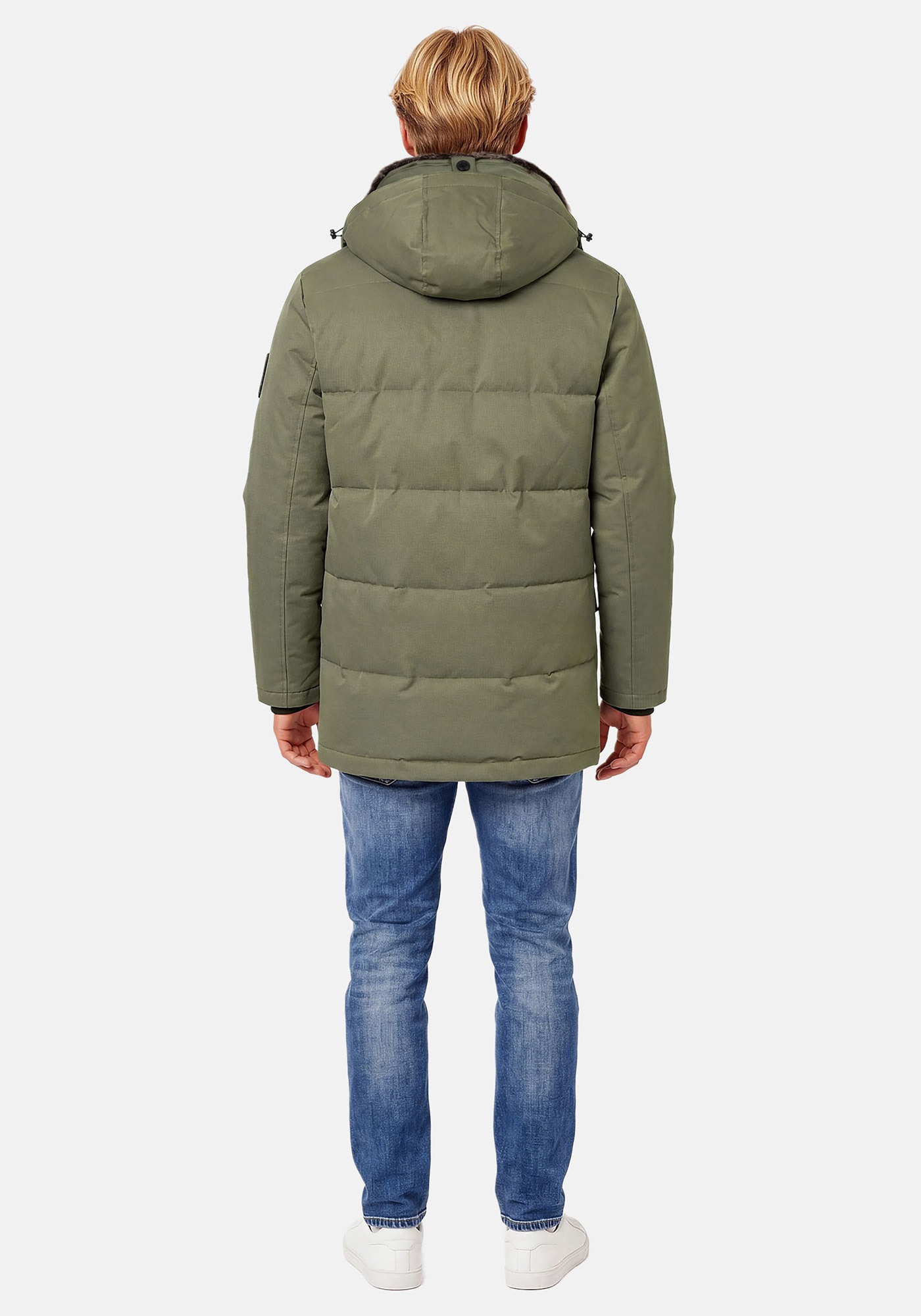 Alessandro Salvarini Winterjacke »ASGiova« Parka mit warmem Kunstfellkragen und hochwertigem Obermaterial