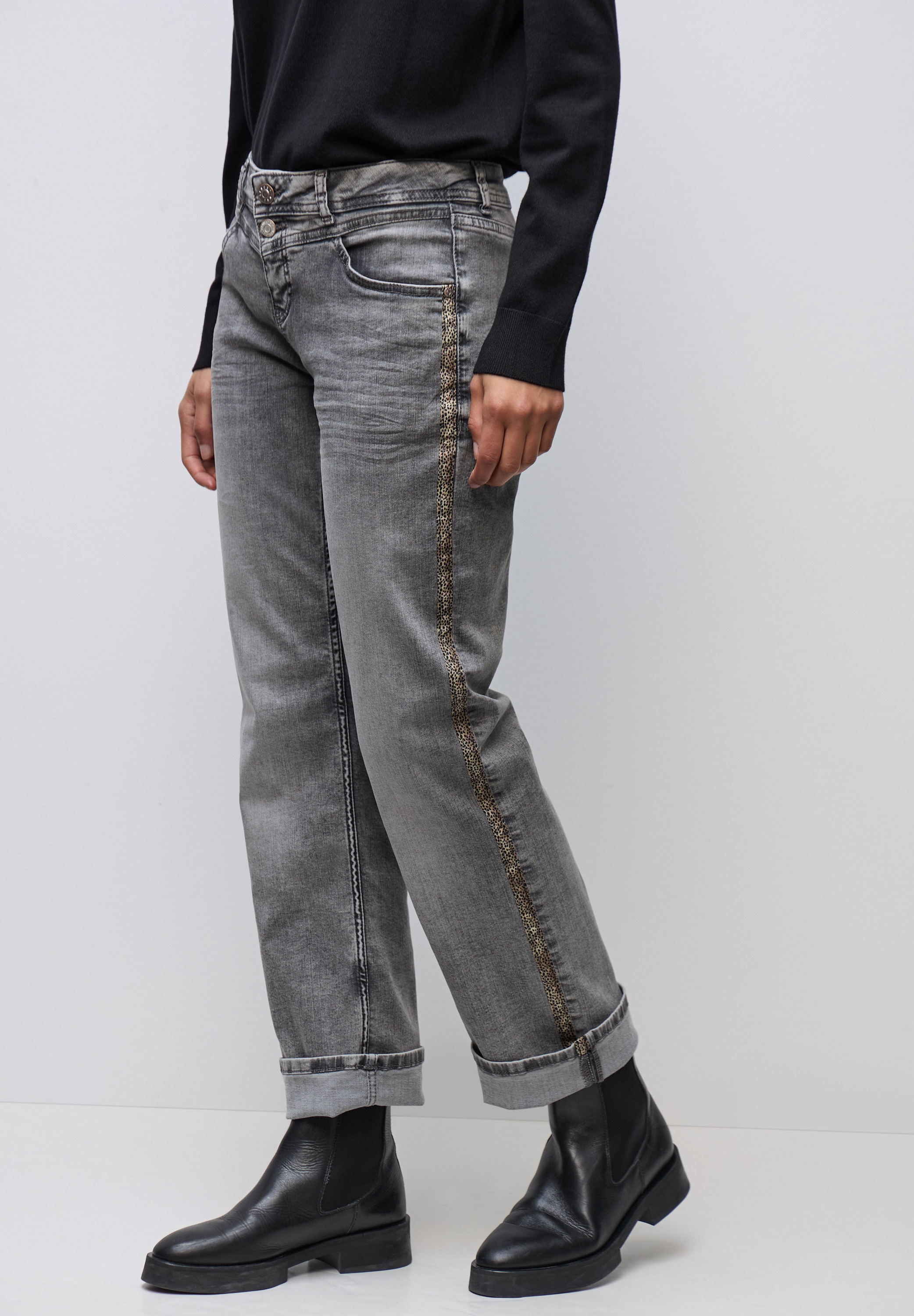 STREET ONE Comfort-fit-Jeans Middle Waist günstig online kaufen