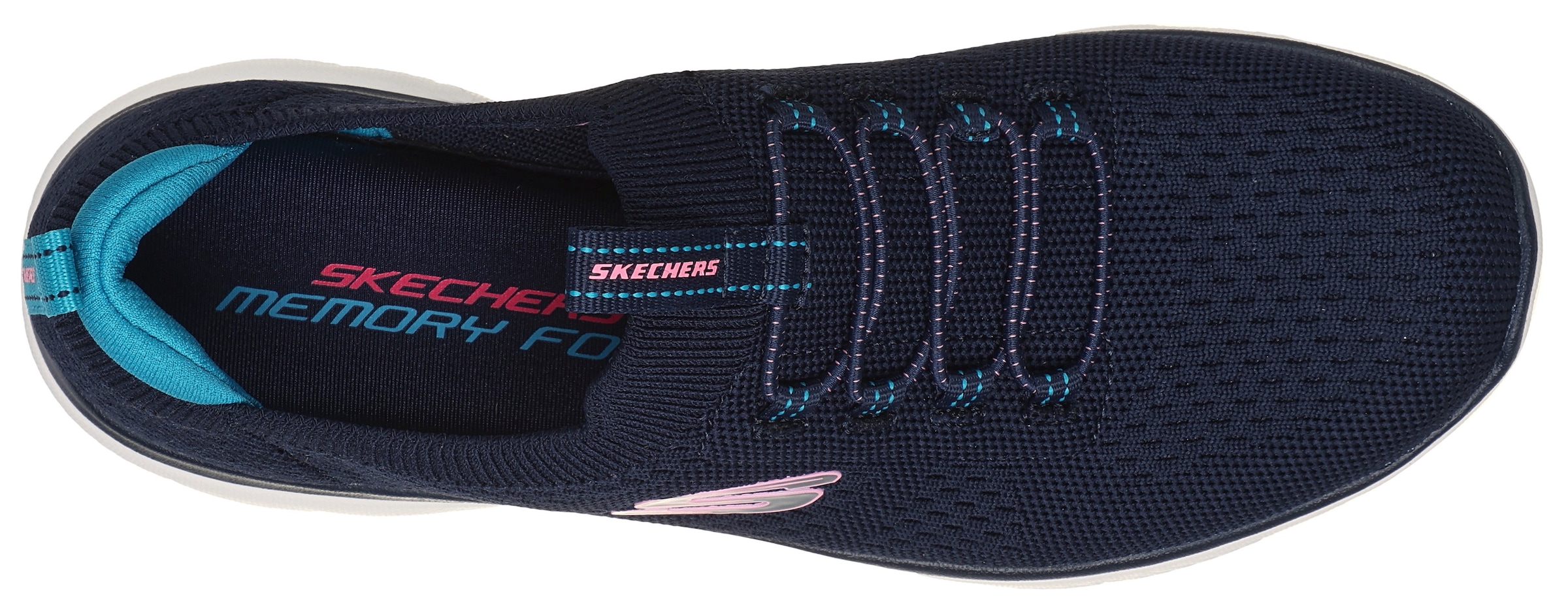 Skechers Slip-On Sneaker »SUMMITS«, Freizeitschuh, Halbschuh, Slipper mit flexibler Traktionslaufsohle