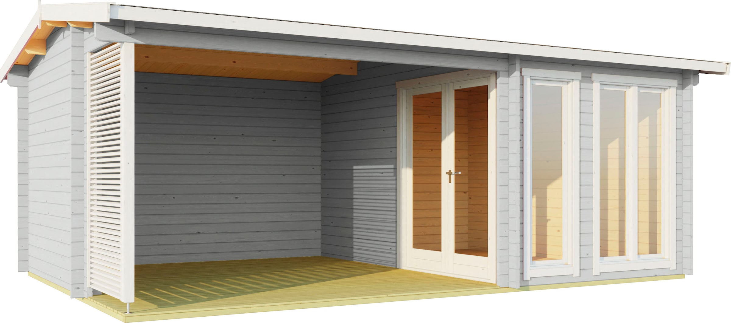 LASITA MAJA Gartenhaus »TORQUAY«, (Set, inkl. Fussbodenbretter zum verlegen)