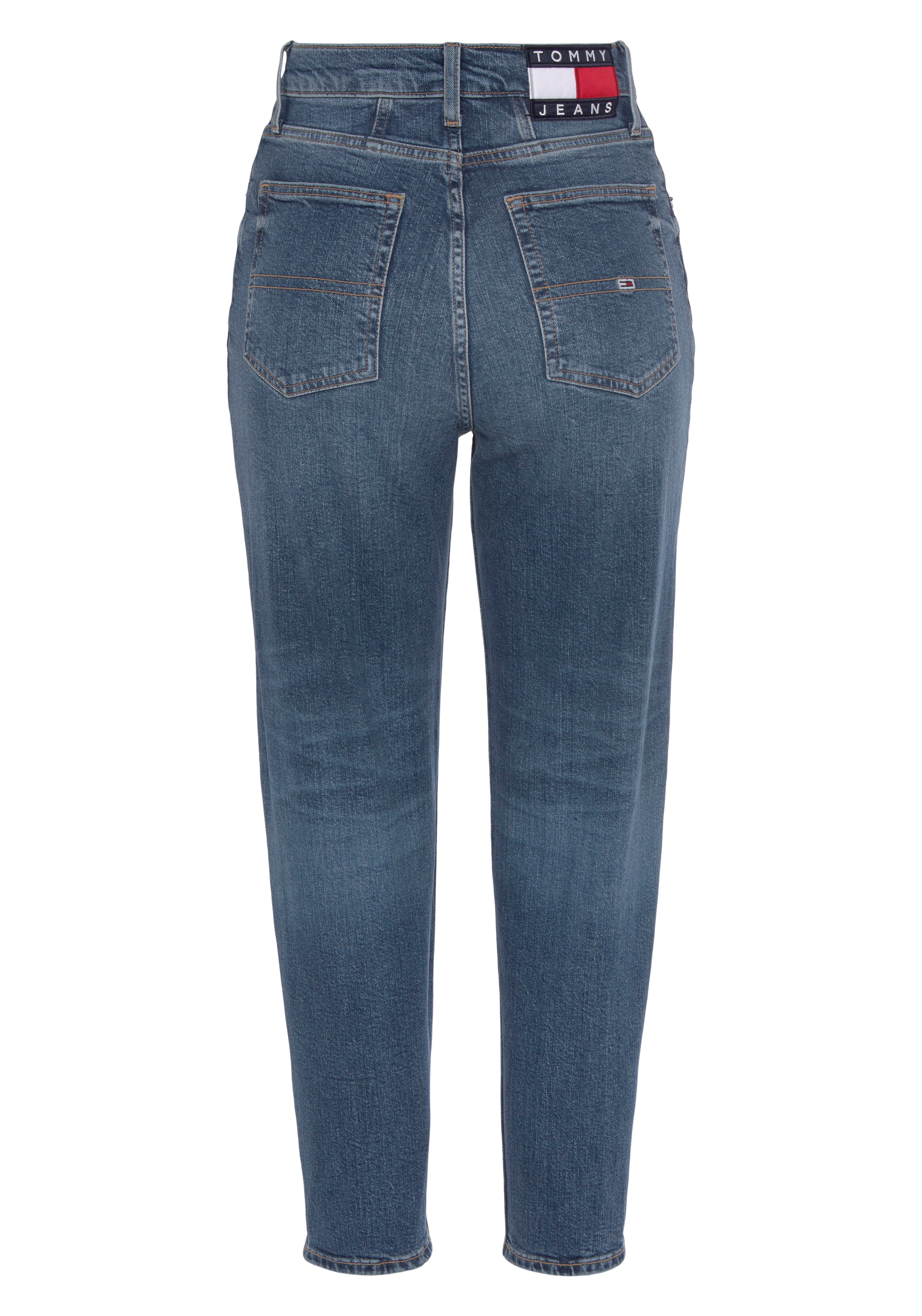 Tommy Jeans Mom-Jeans »MOM JEAN UHR TPR CG5136«, mit Logobadge und  
