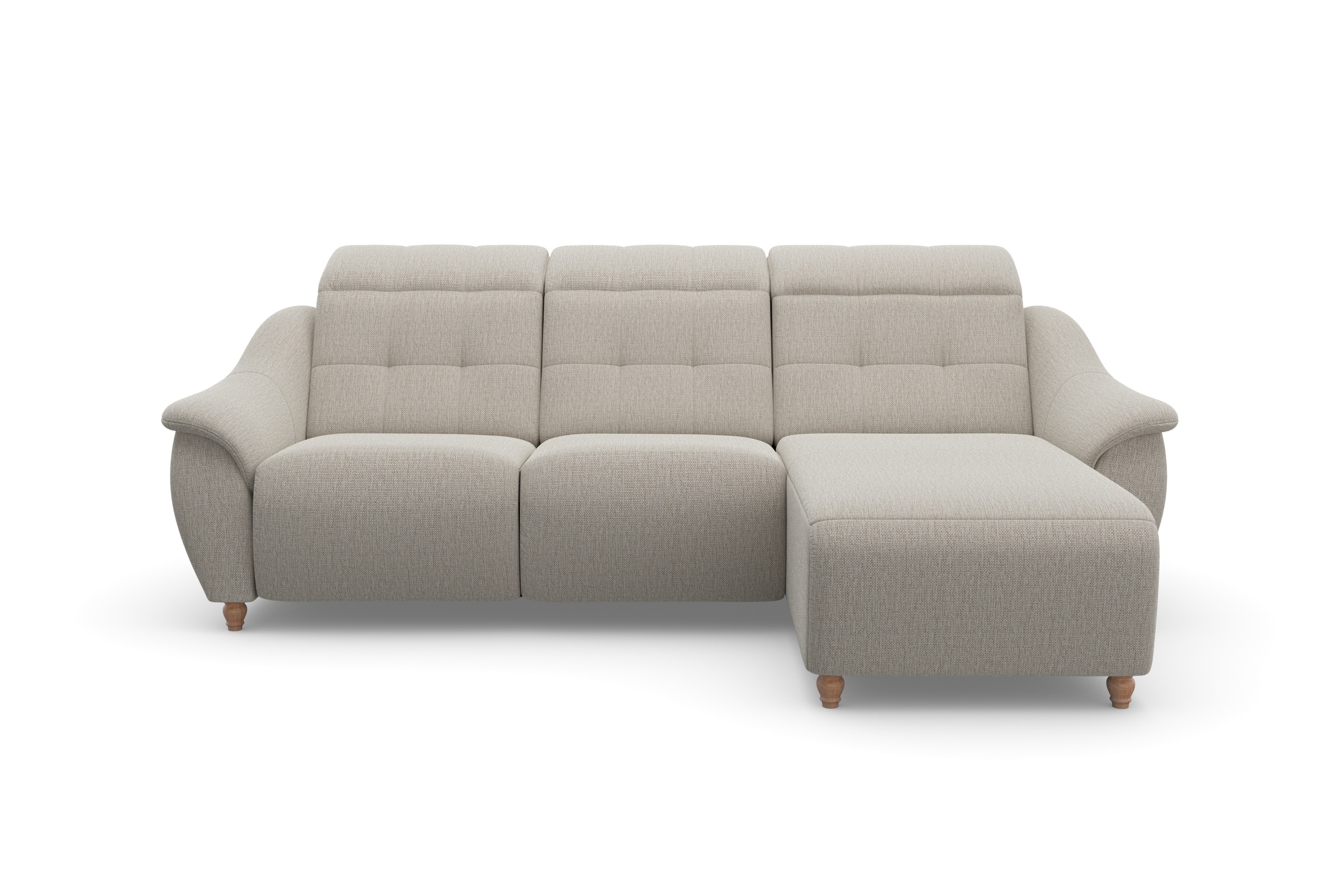 Home affaire Ecksofa "Boston L-Form" Kopfteilverstellung an jeder Sitzfläch günstig online kaufen