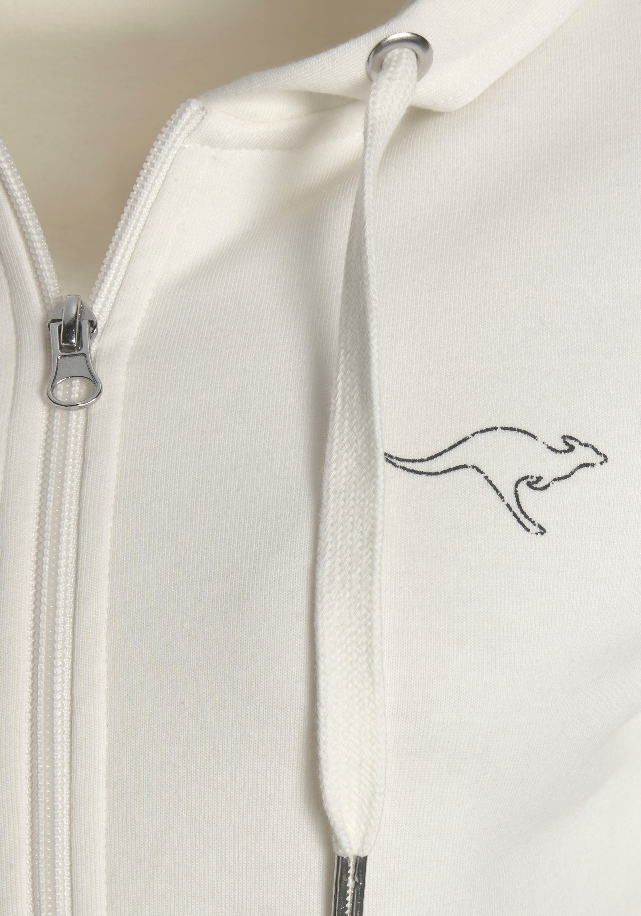 KangaROOS Sweatjacke, mit großem Logodruck auf dem Rücken, Loungeanzug