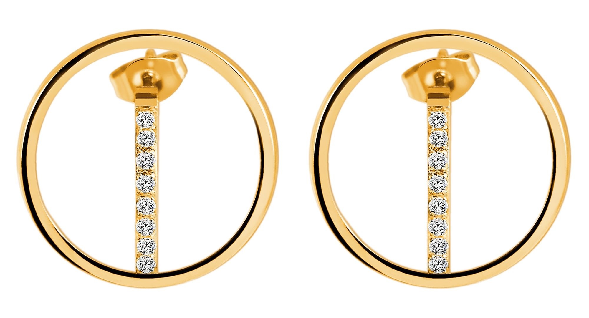 Adelia´s Paar Ohrhänger "Damen Ohrringe – Ohrstecker aus Edelstahl mit Stra günstig online kaufen