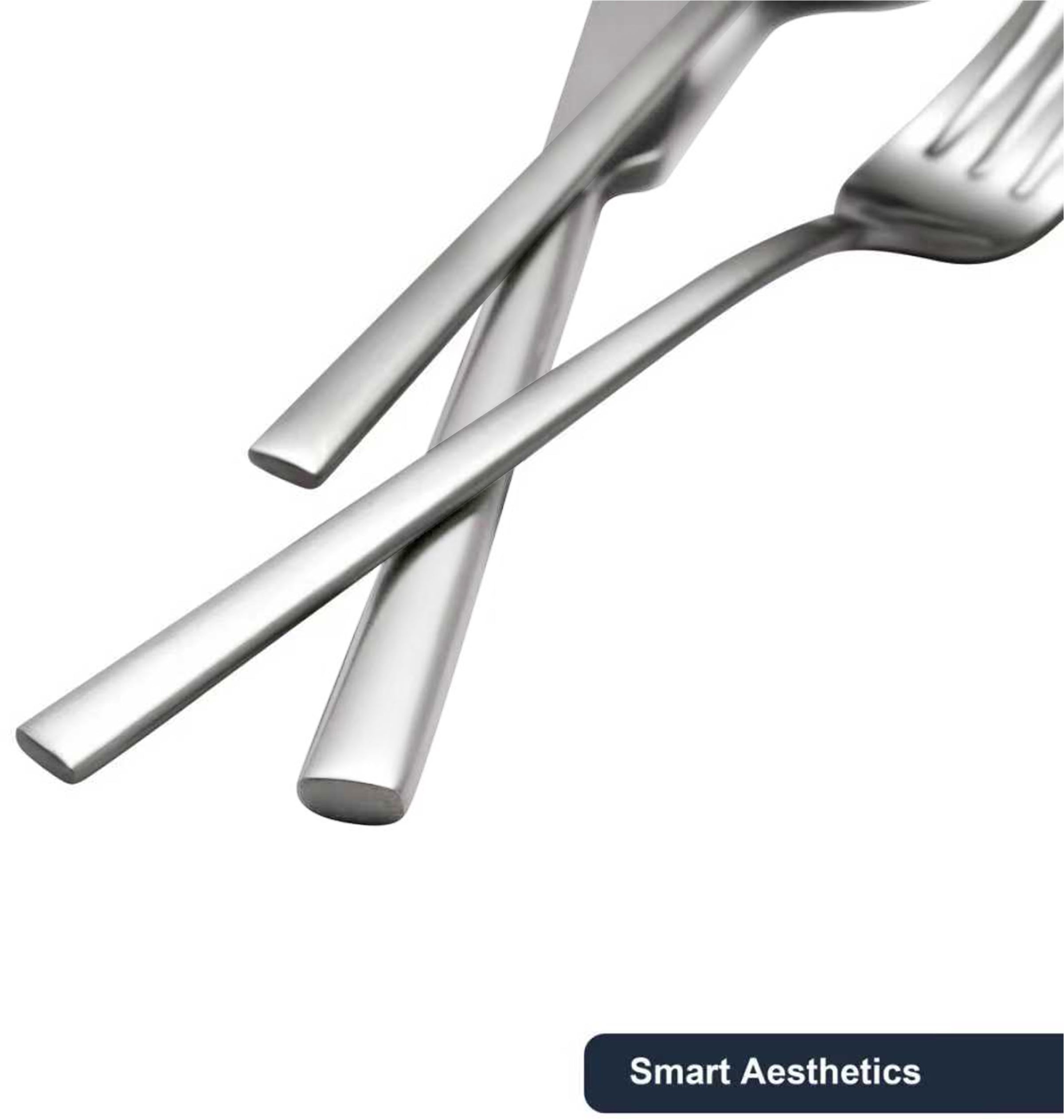 Hanseatic Besteck-Set »SMART, in matter Optik«, (Set, 84 tlg.), leichtes und minimalistisches Design