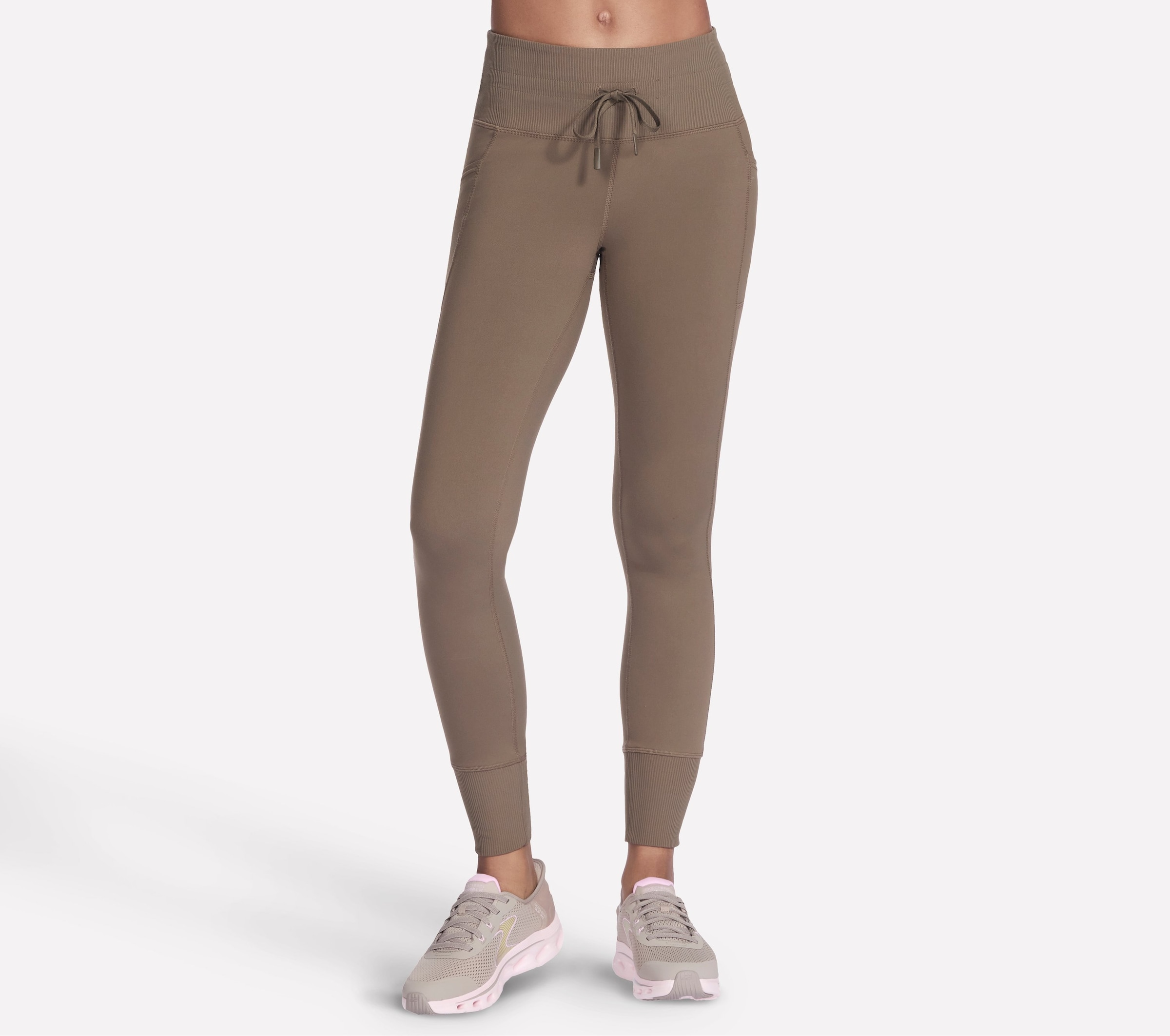 Skechers "THE GOWALK RIB MIX JOGGER" mit Rippdetails am Bund und an den Beinabschlüssen