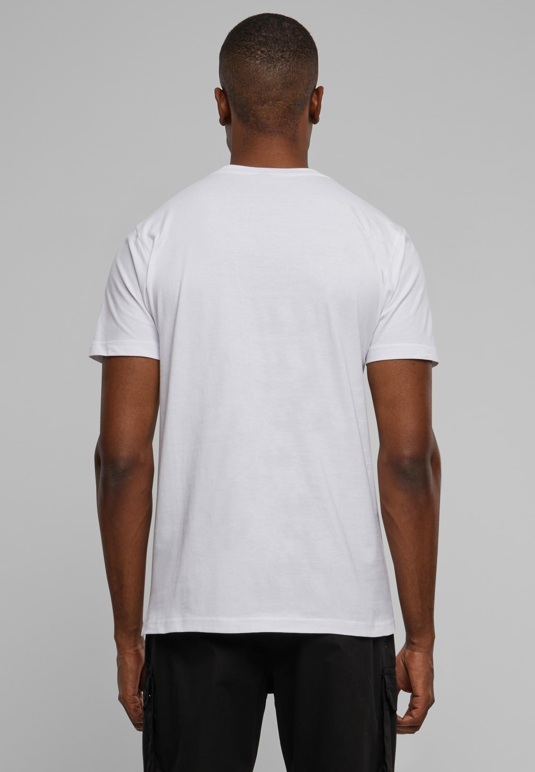 MisterTee T-Shirt »MisterTee Herren Peace Sign Tee EMB«, (1 tlg.)