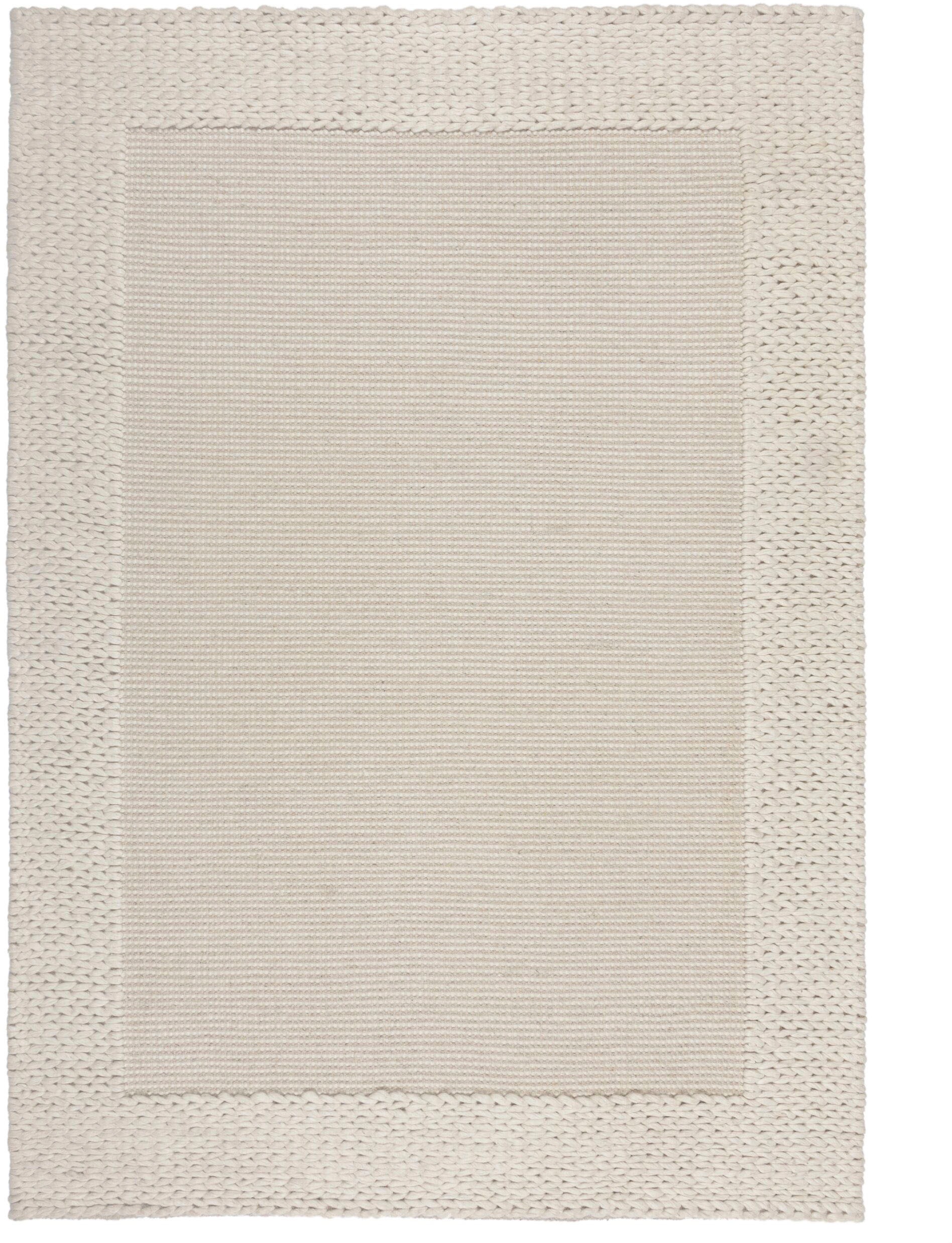 FLAIR RUGS Teppich "Rue" rechteckig 10 mm Höhe aus einem Wollmischgewebe, h günstig online kaufen
