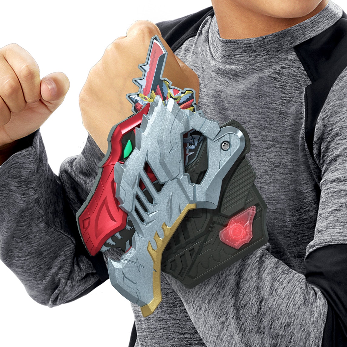 Hasbro Actionfigur »Power Rangers Dino Fury Morpher«, zur Befestigung am Arm