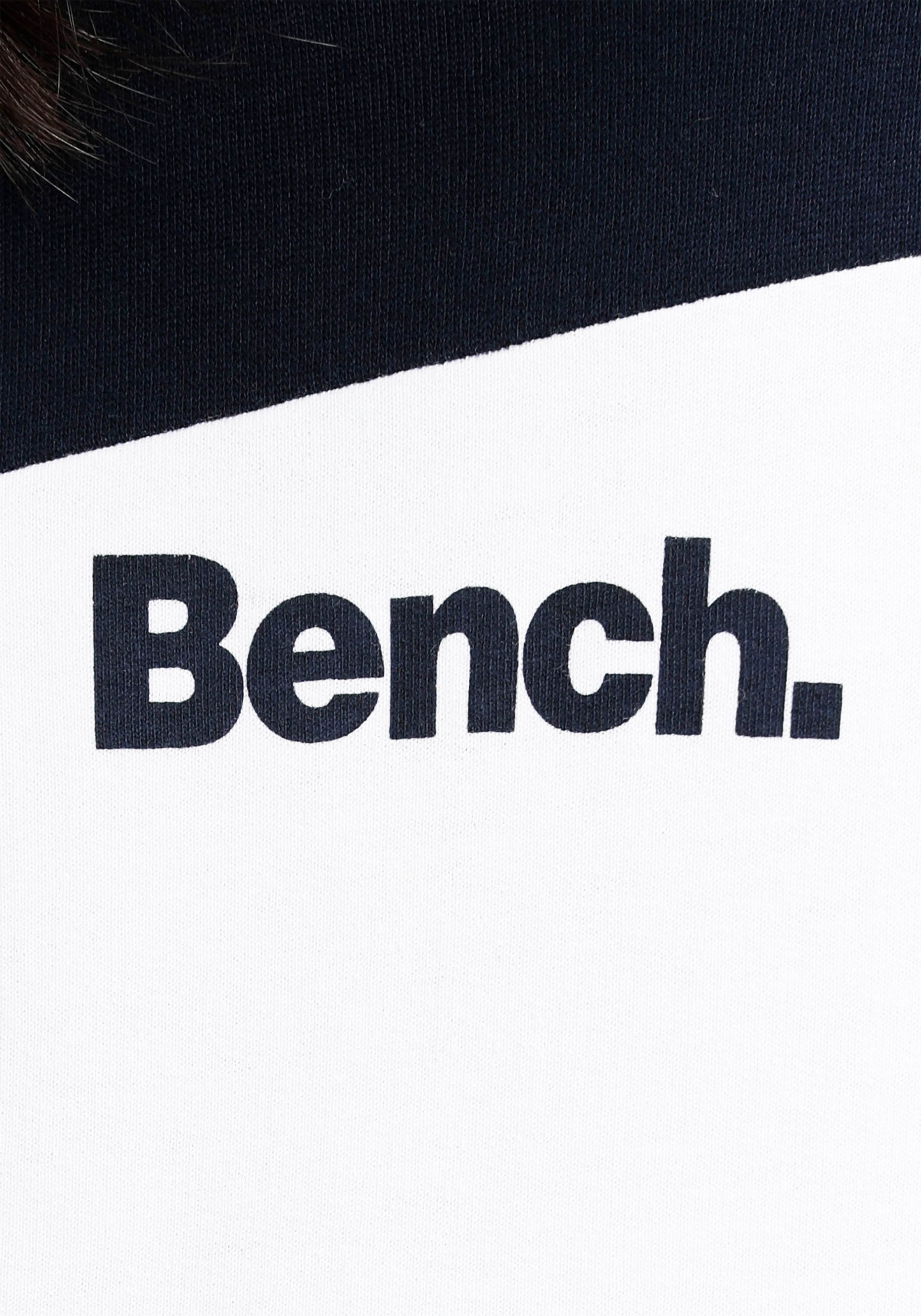 asymmetrischer | Kapuzensweatshirt BAUR »mit Bench. Friday Farbaufteilung Farbaufteilung«, mit Black asymmetrischer