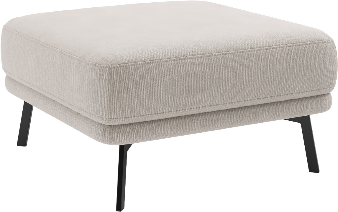 Hocker "Pearl", silber (platin trend), B:80cm H:45cm T:80cm, SCHÖNER WOHNEN-KOLLEKTION, Hocker, Hocker 3