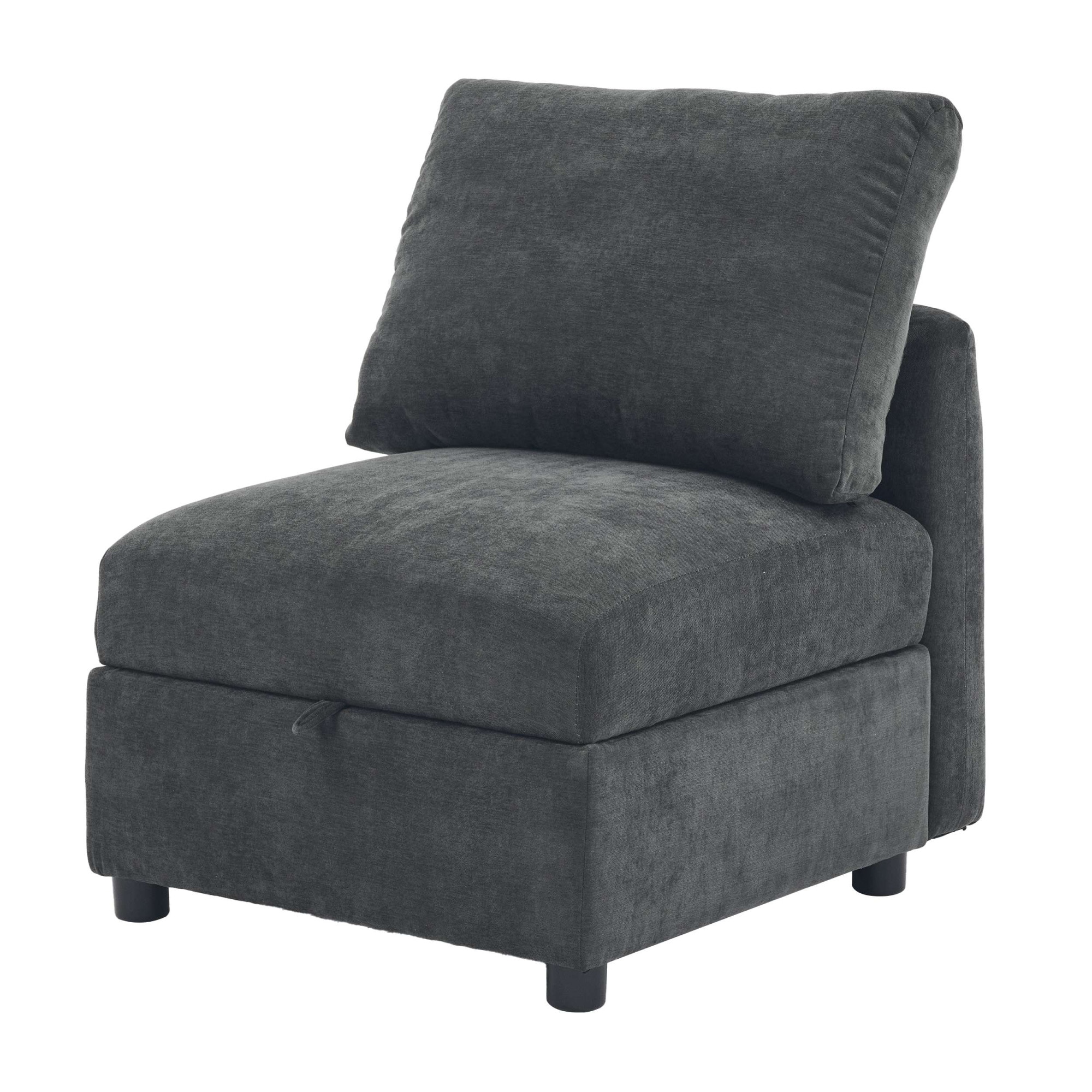Dorel Home Sessel »STILHUS Sofa-Mittel-Element, mit Stauraum, Breite 65 cm, Chenille« als Modul oder separat verwendbar - individuell kombinierbar
