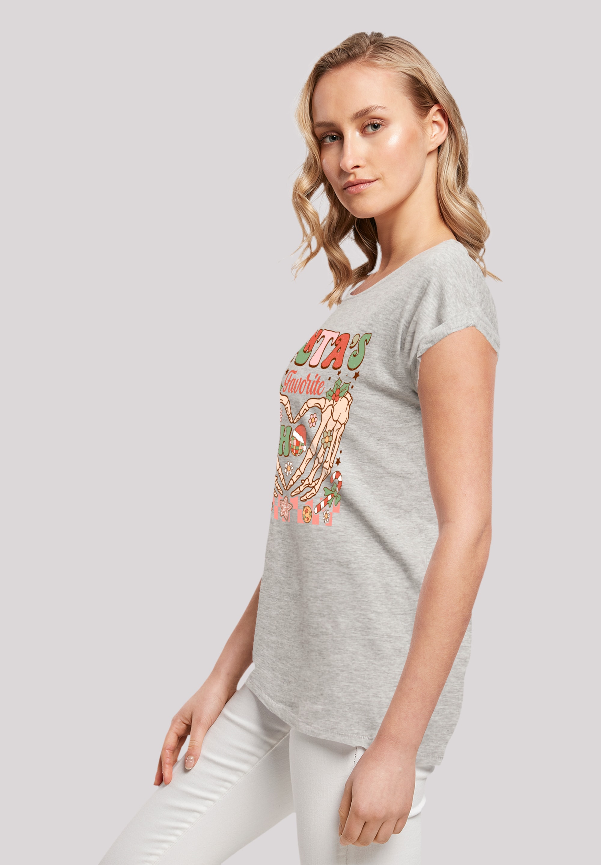 F4NT4STIC T-Shirt »Santas favorite Ho Ho Ho Weihnachten«, Premium Qualität, Weihnachts-Kollection