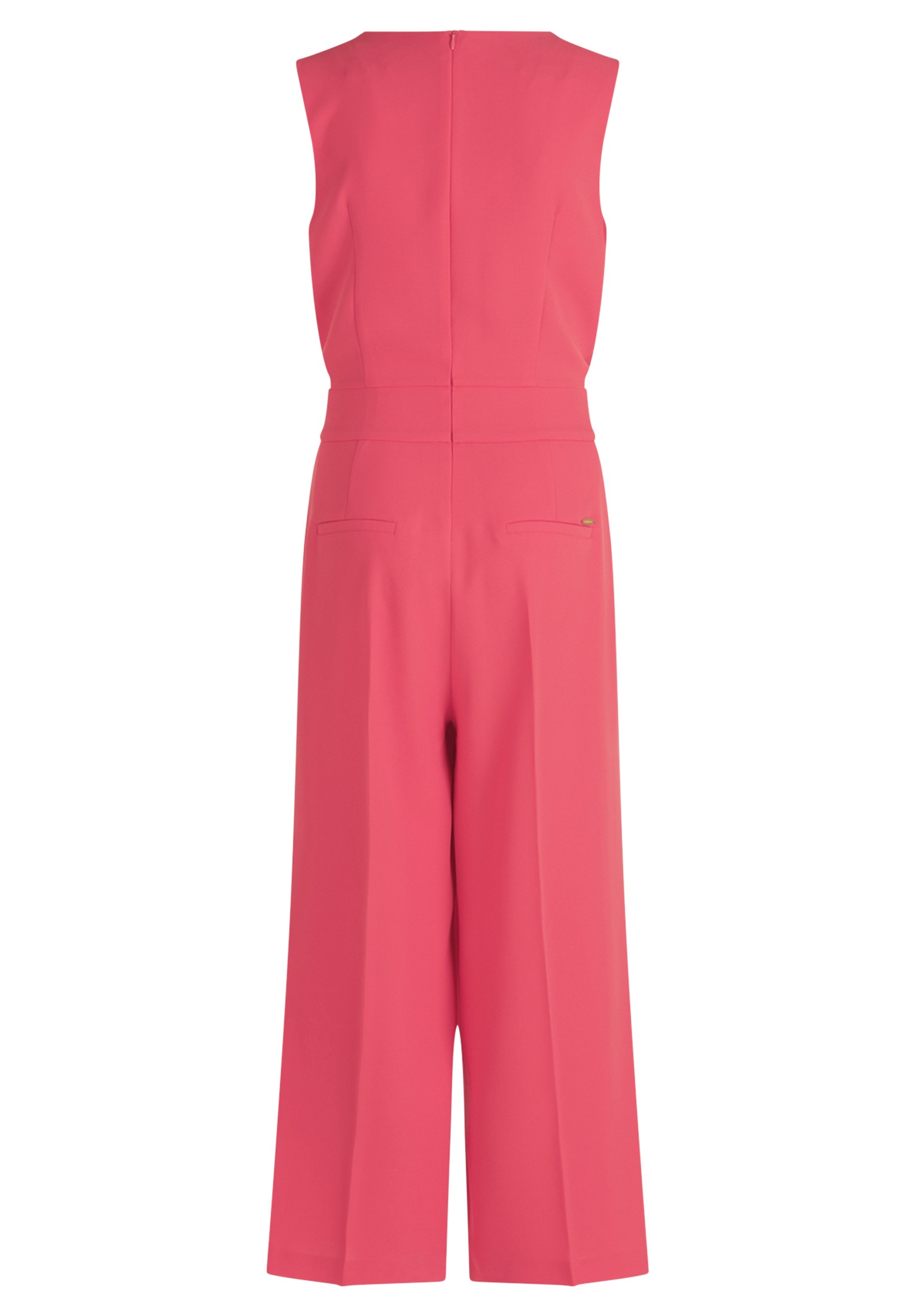 Betty&Co Overall »Betty & Co Jumpsuit ohne Arm«, (1 tlg.), Falten