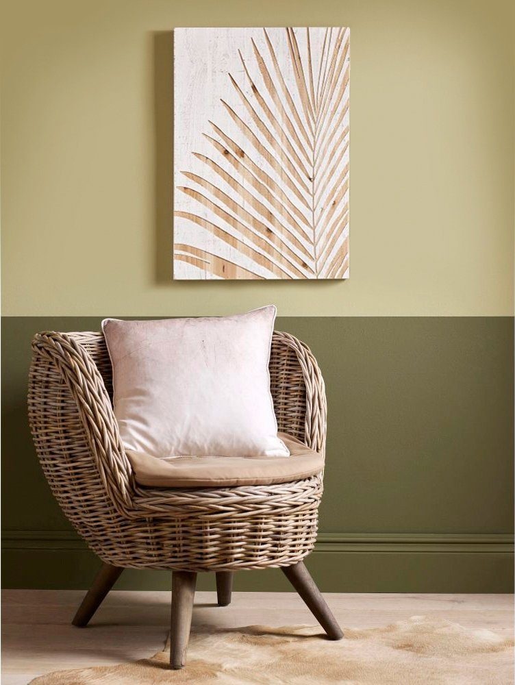 Art for the home Holzbild »Palme«, Pflanzen, 40x50cm