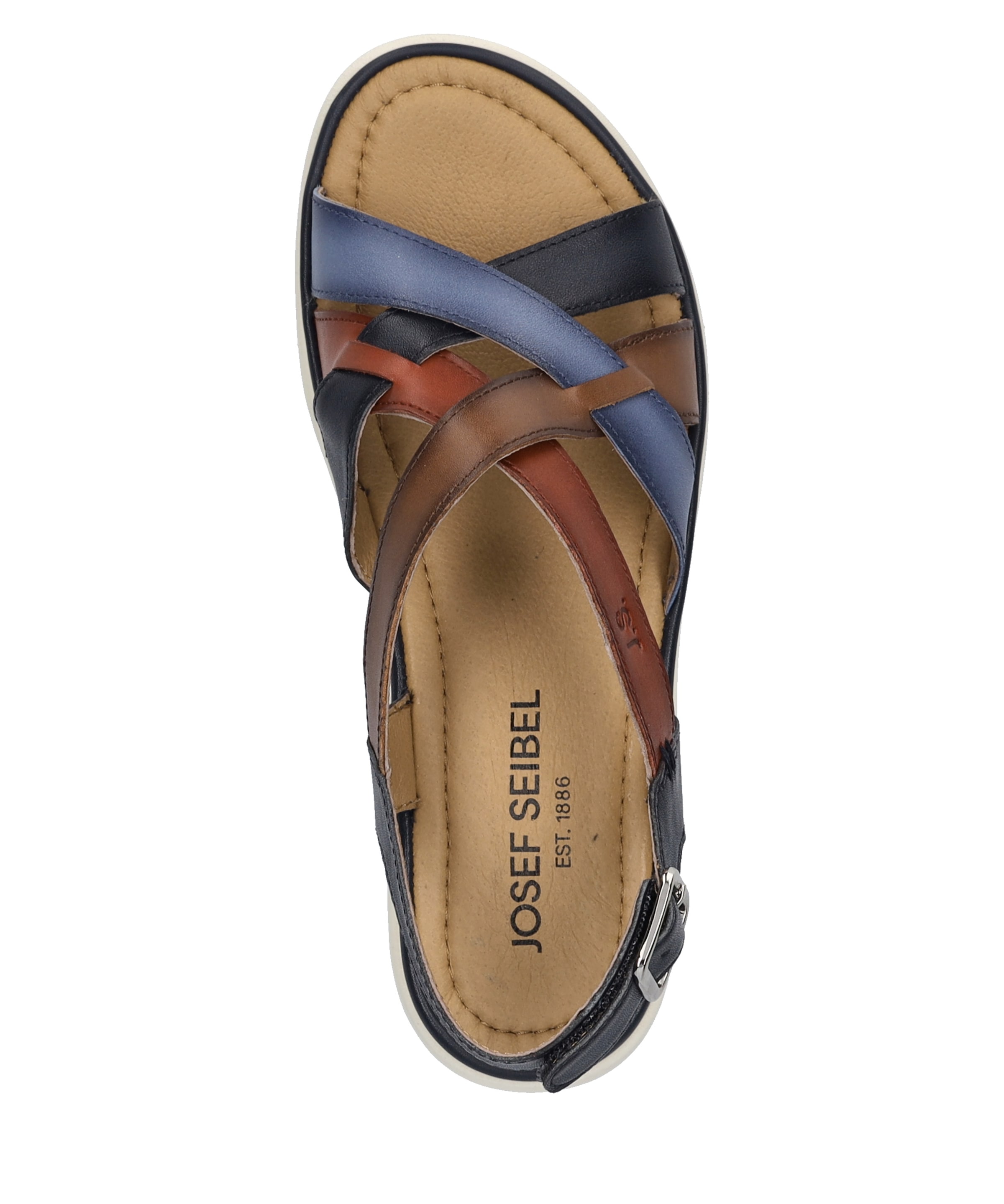 Josef Seibel Sandale »Sevran 07, slate blue-multi«